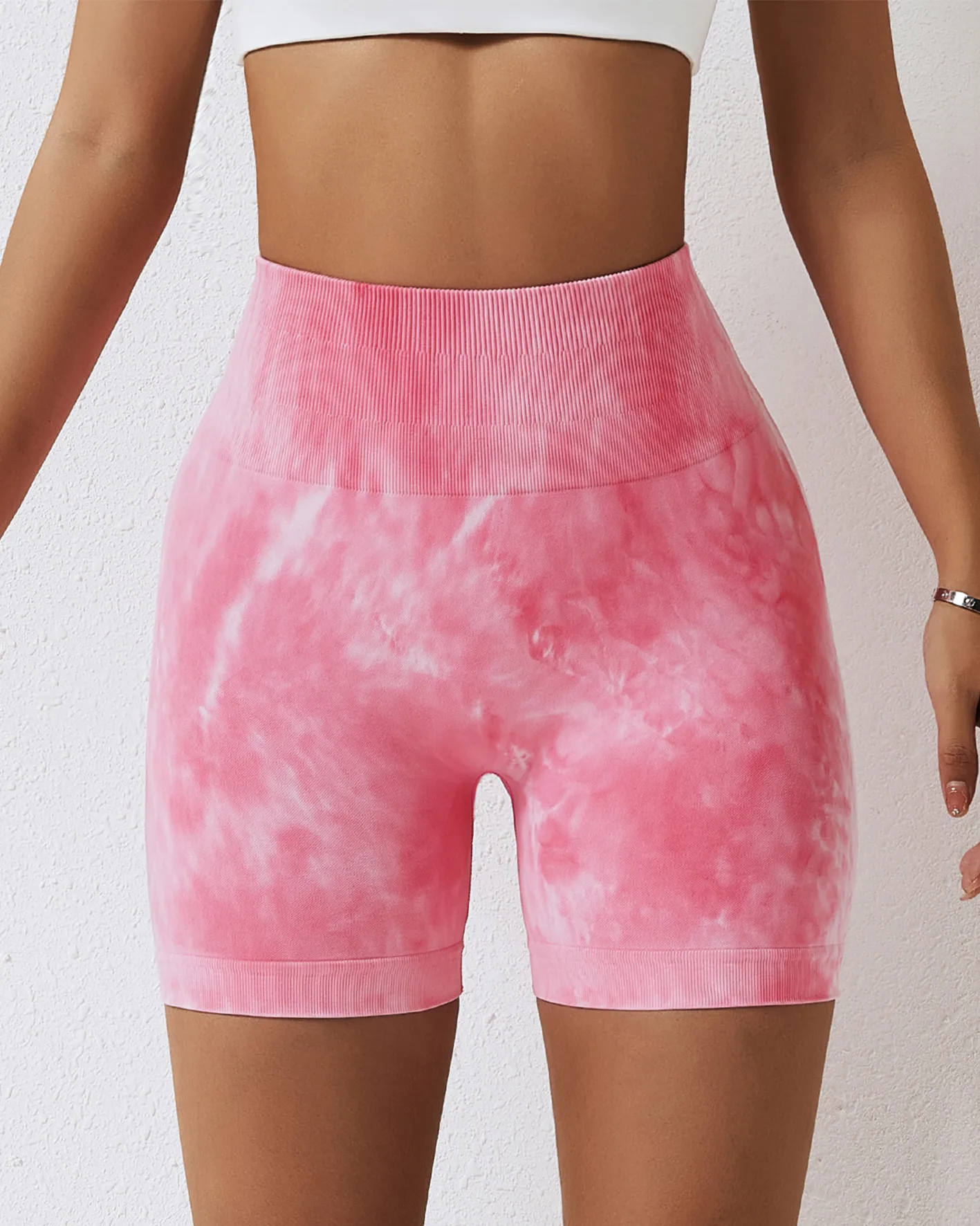 Splash Dye Seamless Yoga Shorts