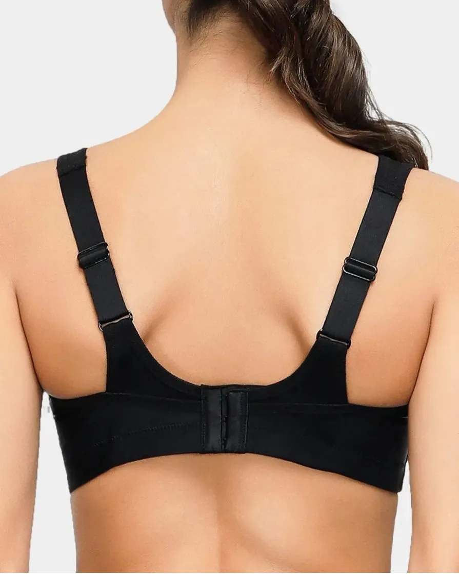 Sujetador deportivo sólido de soporte alto