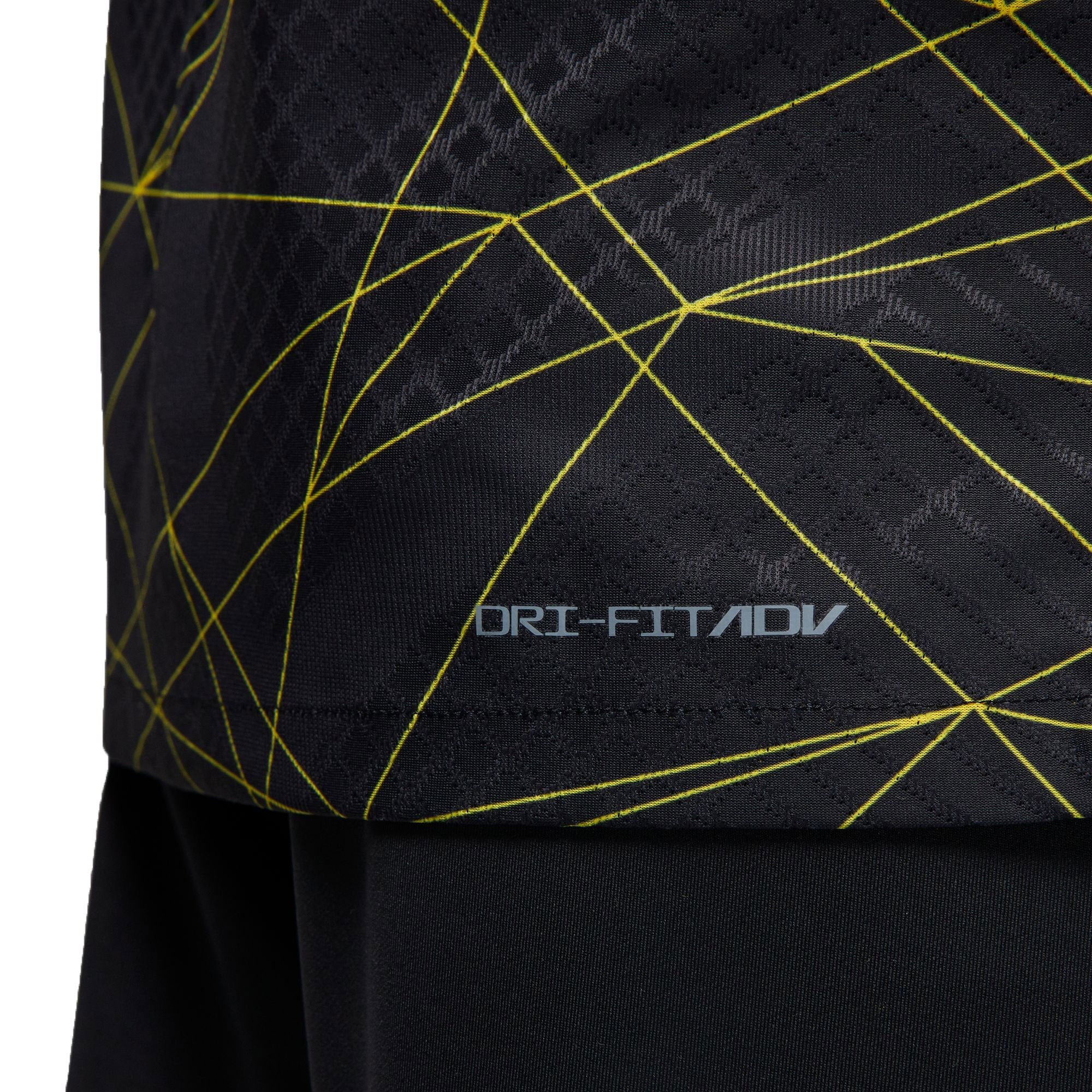 Nike Men's PSG 2022/23 Dri-FIT Fourth Jersey Black/Yellow