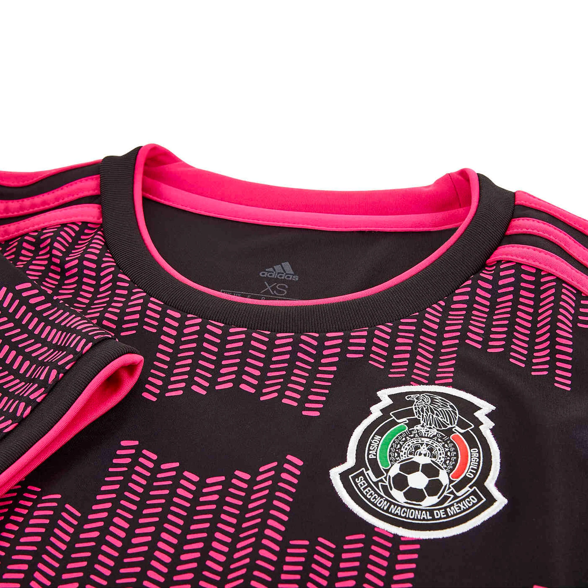 adidas Women's Mexico 2021/22 Home Jersey Black/Real Magenta