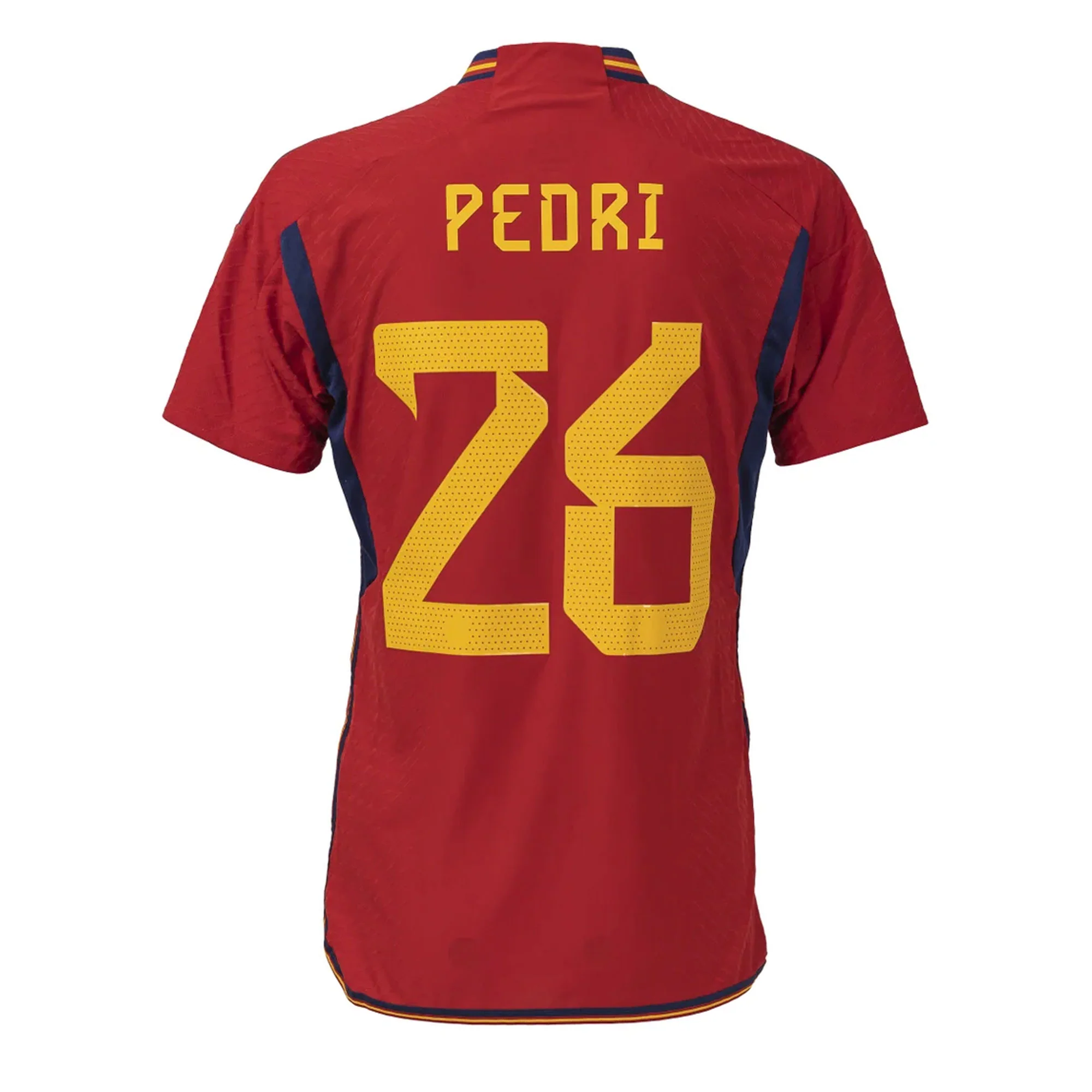 adidas Men's Spain 2022/23 Authentic Home Jersey w/ Pedri #26 Printing