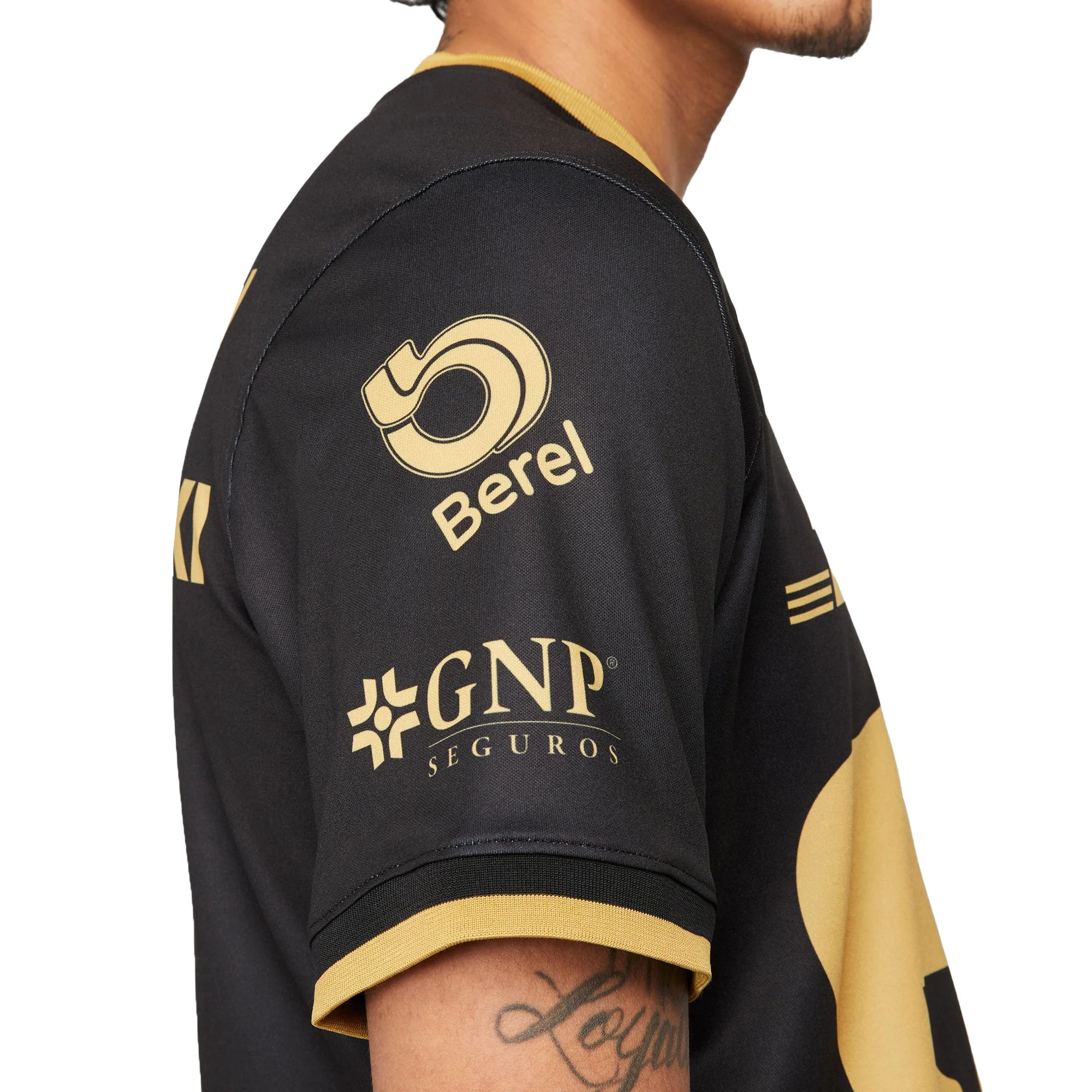 Nike Men's Pumas UNAM 2022/23 Third Jersey Black/Gold