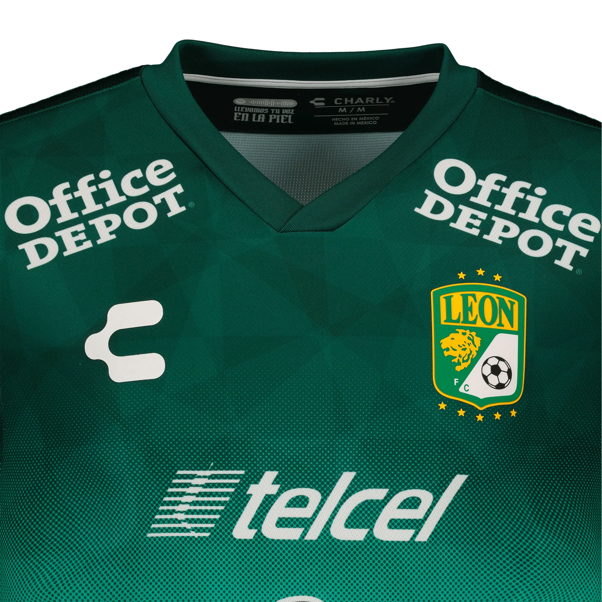 Charly Men's León 2021/22 Authentic Home Jersey Green/White