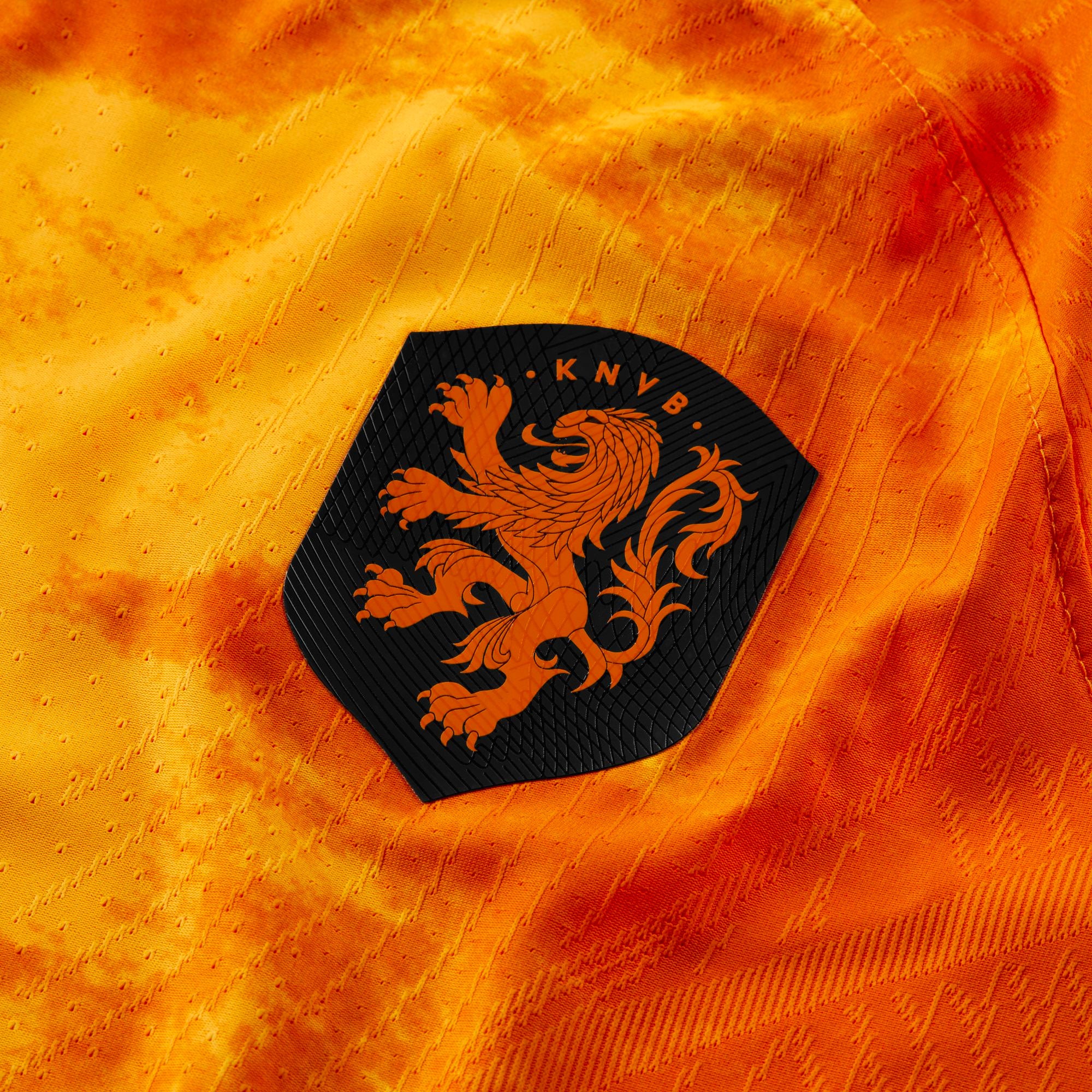 Nike Men's Netherlands 2022/23 Dri-FIT ADV Home Jersey Orange/Black