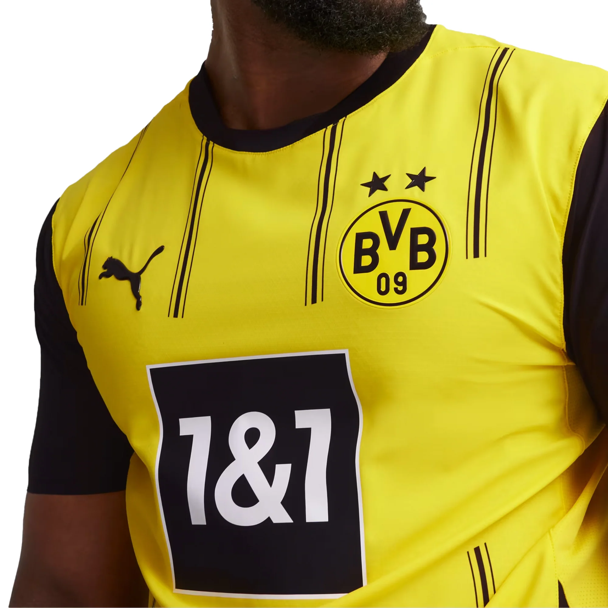 PUMA Men's Borussia Dortmund 2024/25 Authentic Home Jersey Yellow/Black