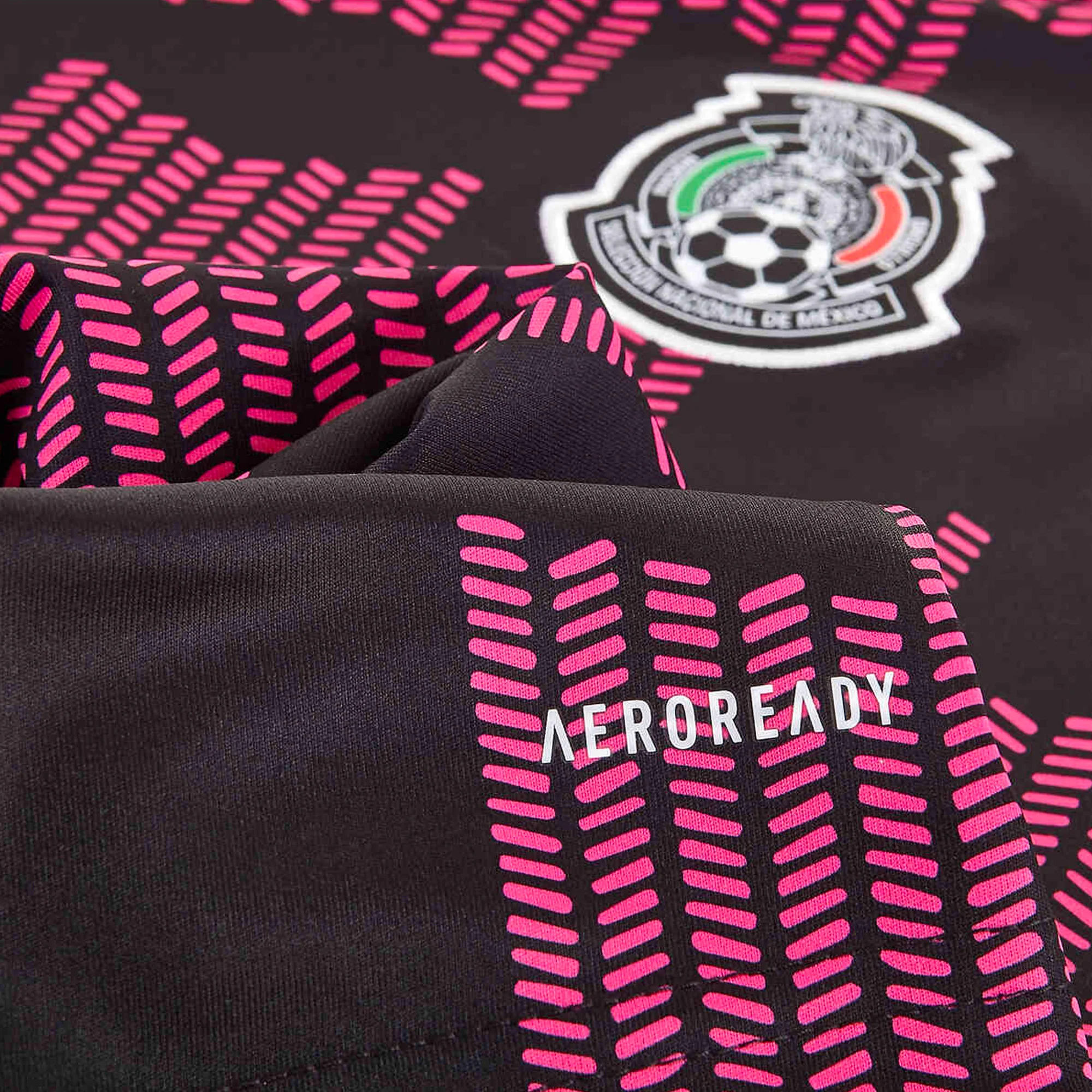 adidas Women's Mexico 2021/22 Home Jersey Black/Real Magenta