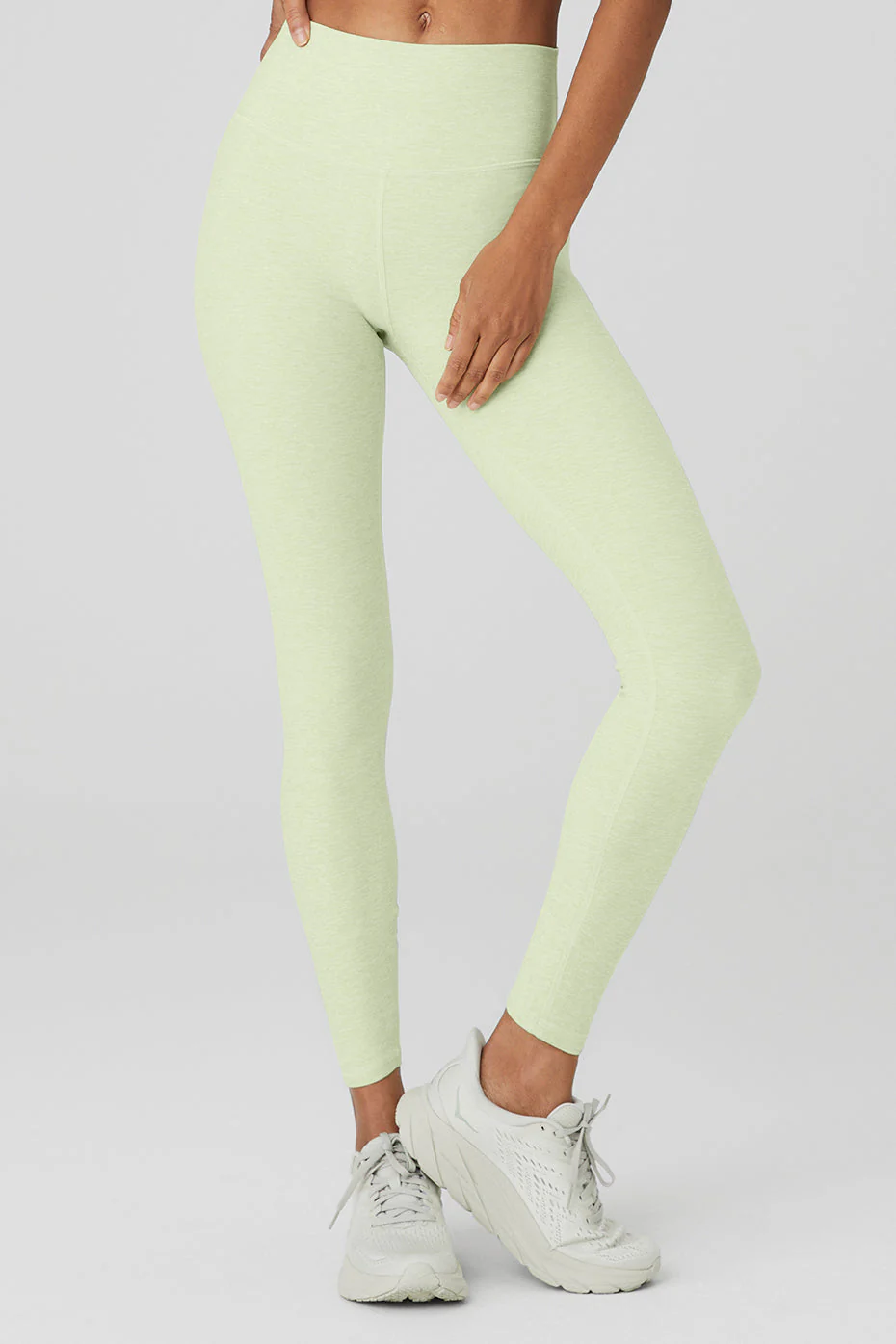 Alosoft High-Waist 7/8 Highlight Legging - Iced Green Tea Heather