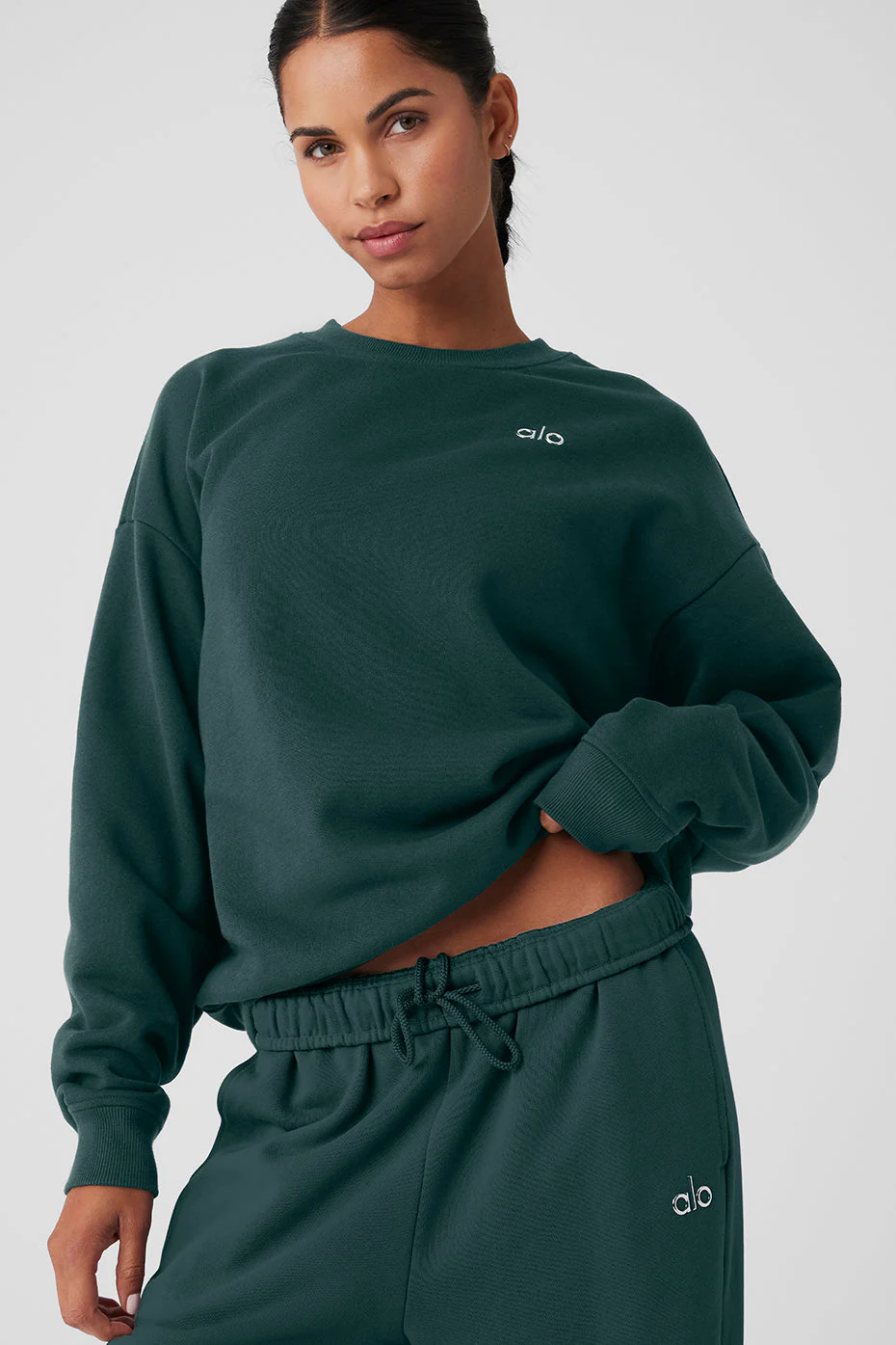 Accolade Straight Leg Sweatpant - Midnight Green