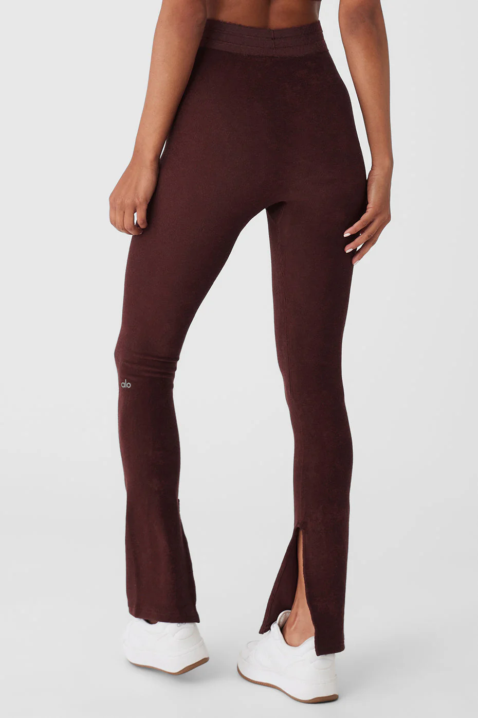 Seamless Luxe Terry High-Waist Cuddle Legging - Cherry Cola