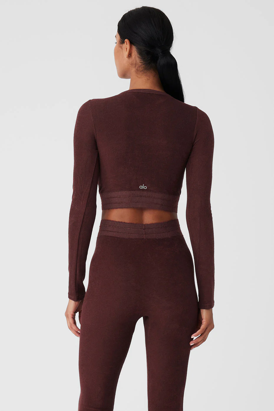 Seamless Luxe Terry Cuddle Coverup - Cherry Cola