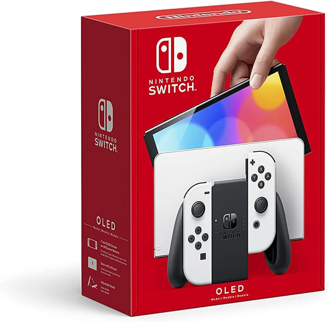Nintendo Switch OLED w/ White Joy-Con - Standard Edition (Internacional)
