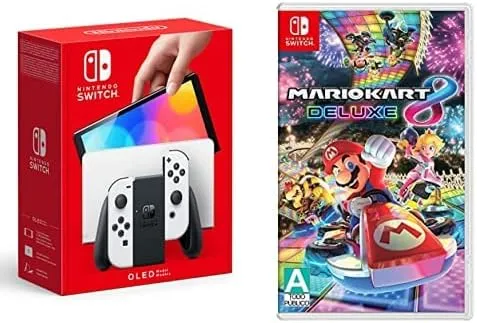 Nintendo Switch OLED w/ White Joy-Con - Standard Edition (Internacional)