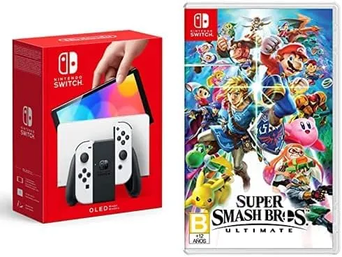 Nintendo Switch OLED w/ White Joy-Con - Standard Edition (Internacional)