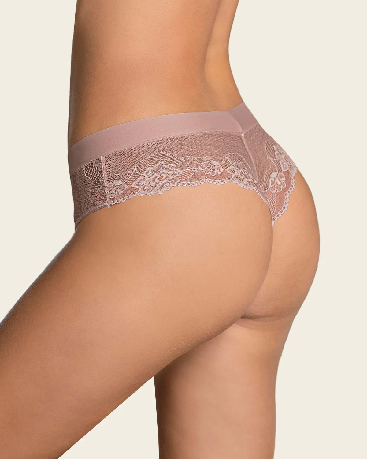 Panty cachetero en microfibra y detalles en SmartLace