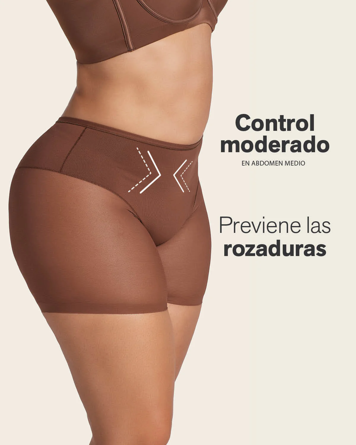 Panty faja invisible de control efecto brasilera