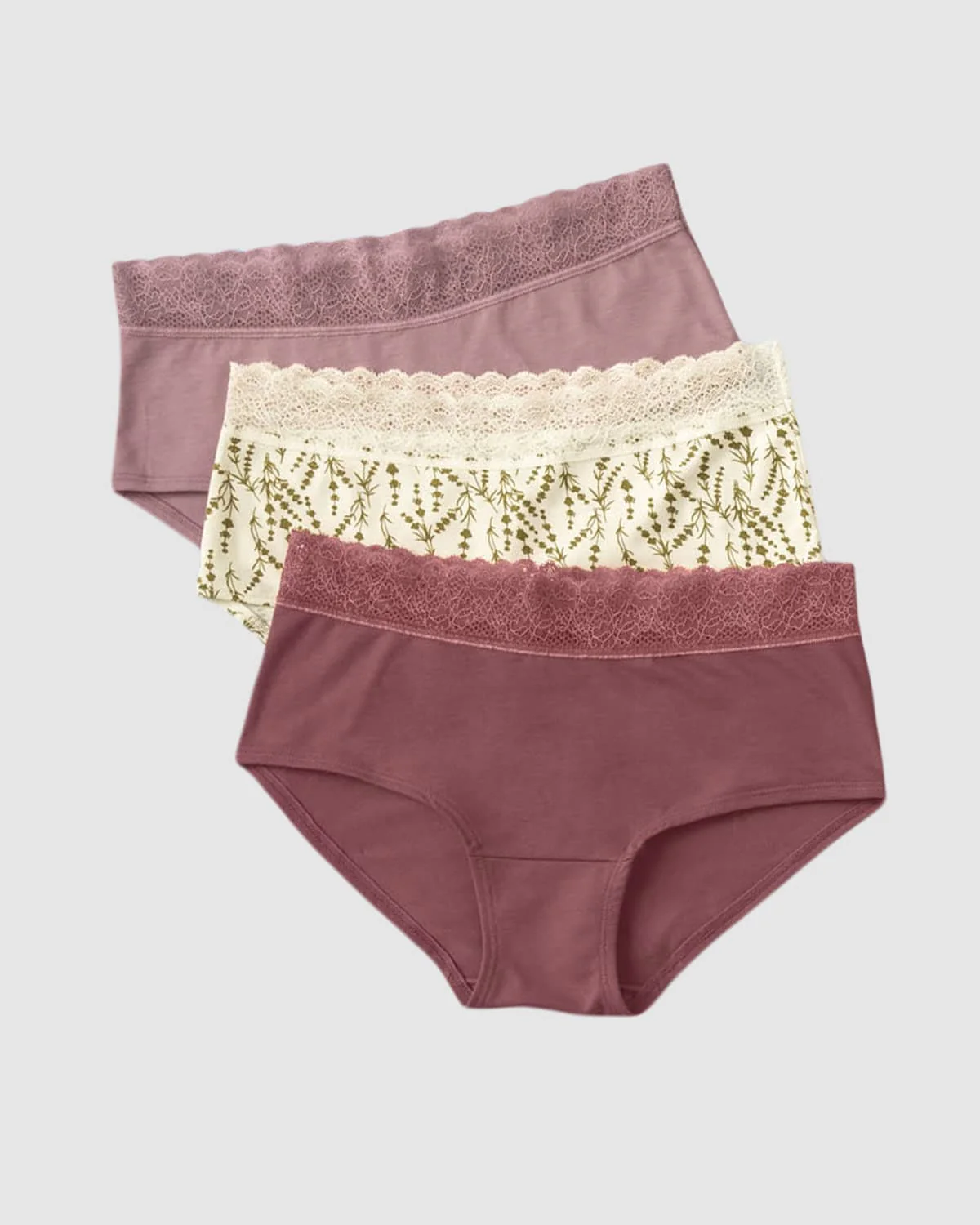 Paquete x3 panties estilo hipster total comodidad