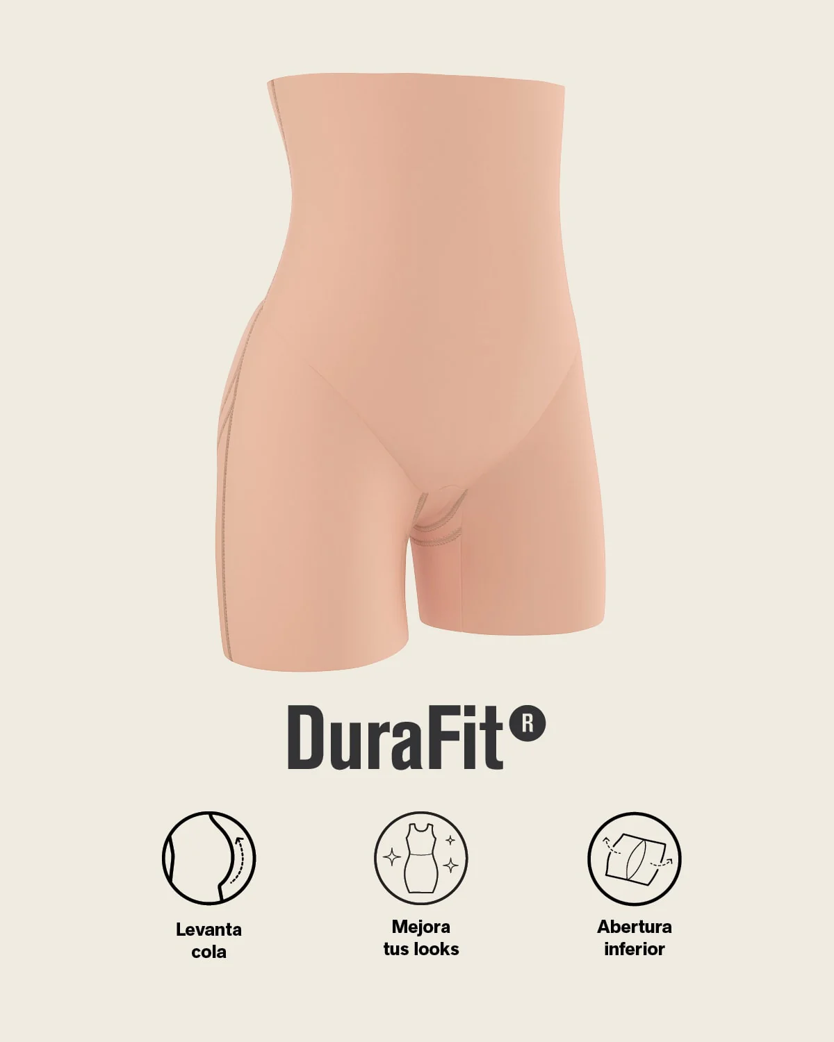 Panty faja de control efecto levanta glúteos