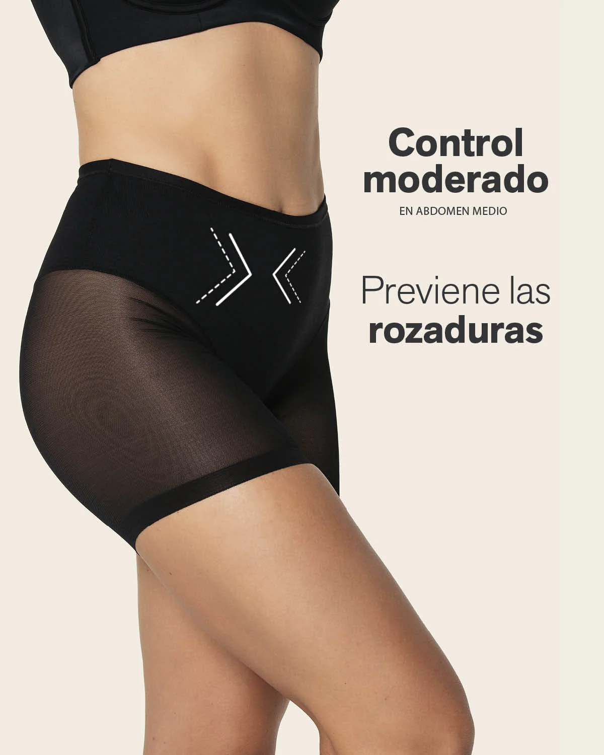 Panty faja invisible de control efecto brasilera