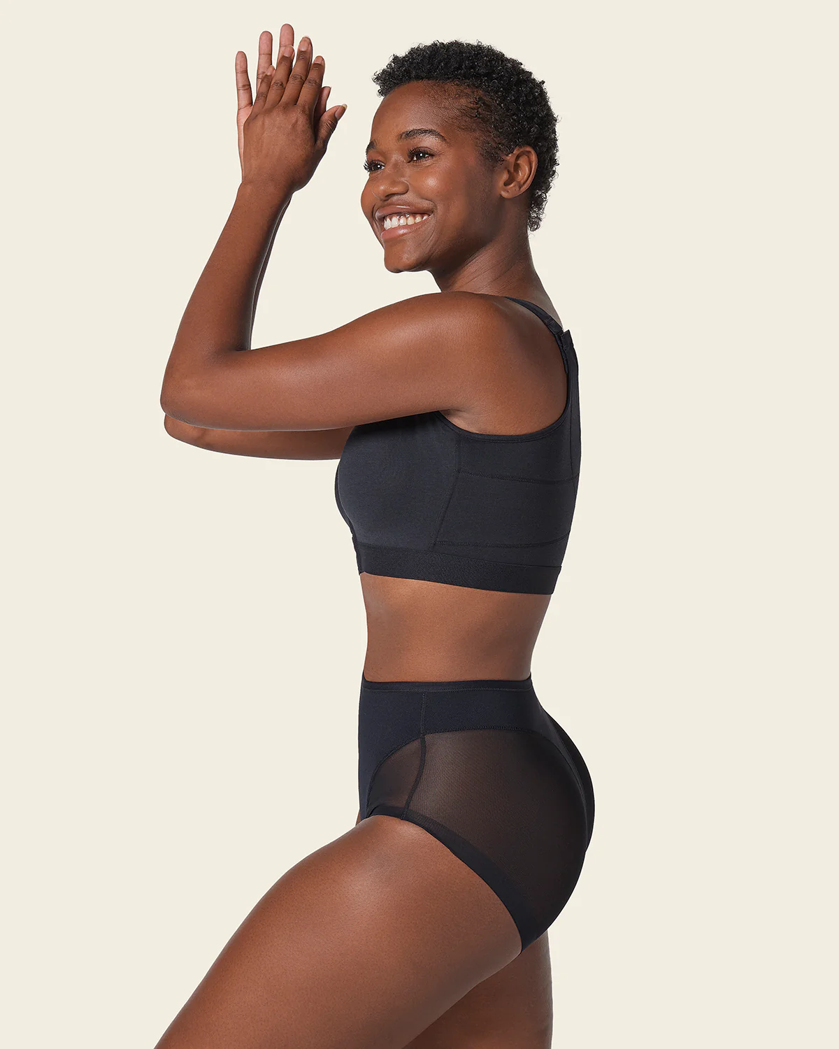 Panty clásico invisible con tul