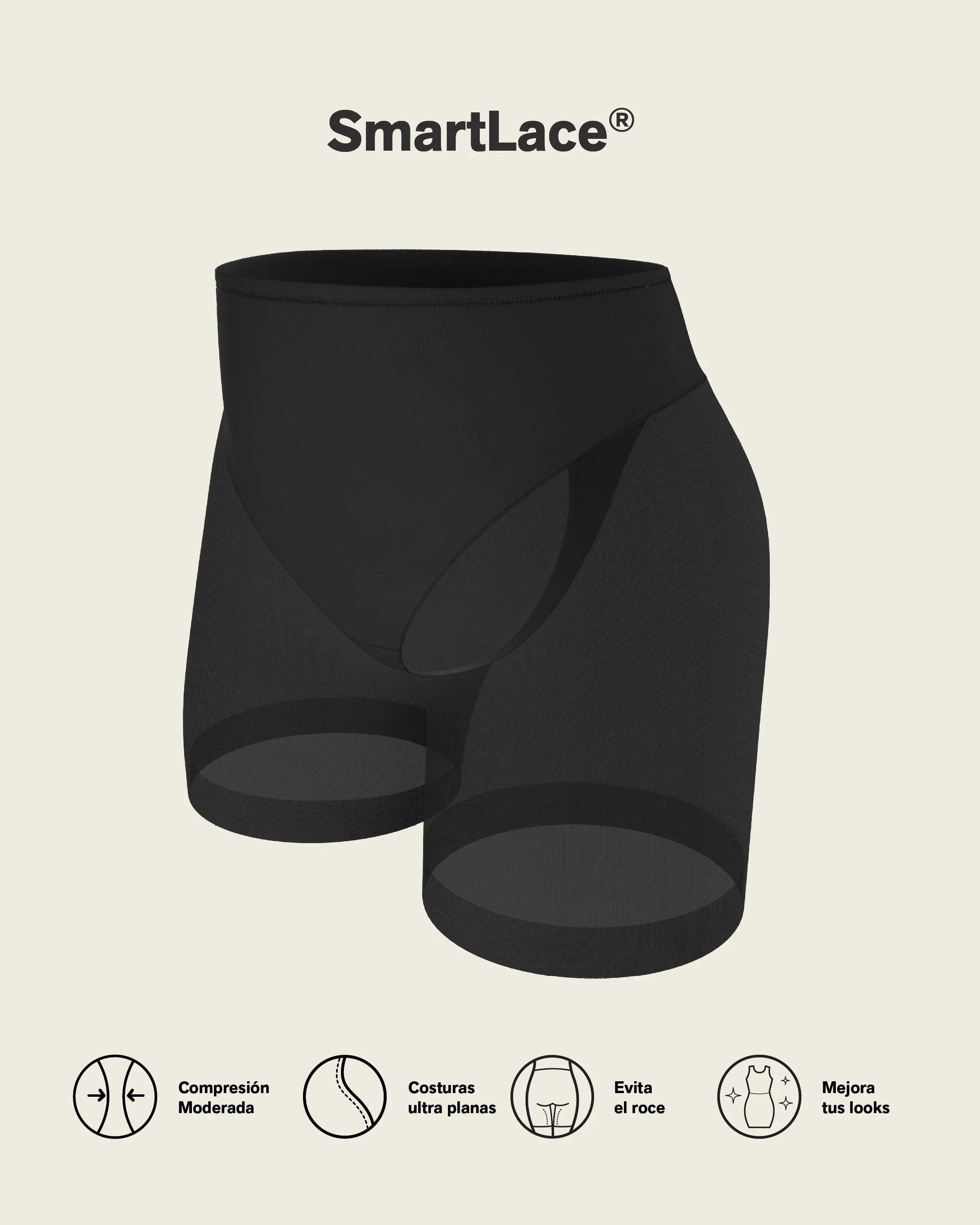 Panty faja invisible de control efecto brasilera