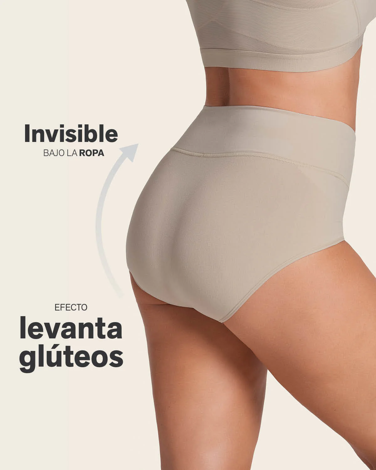 Panty faja de control moderado tiro alto en SkinFuse