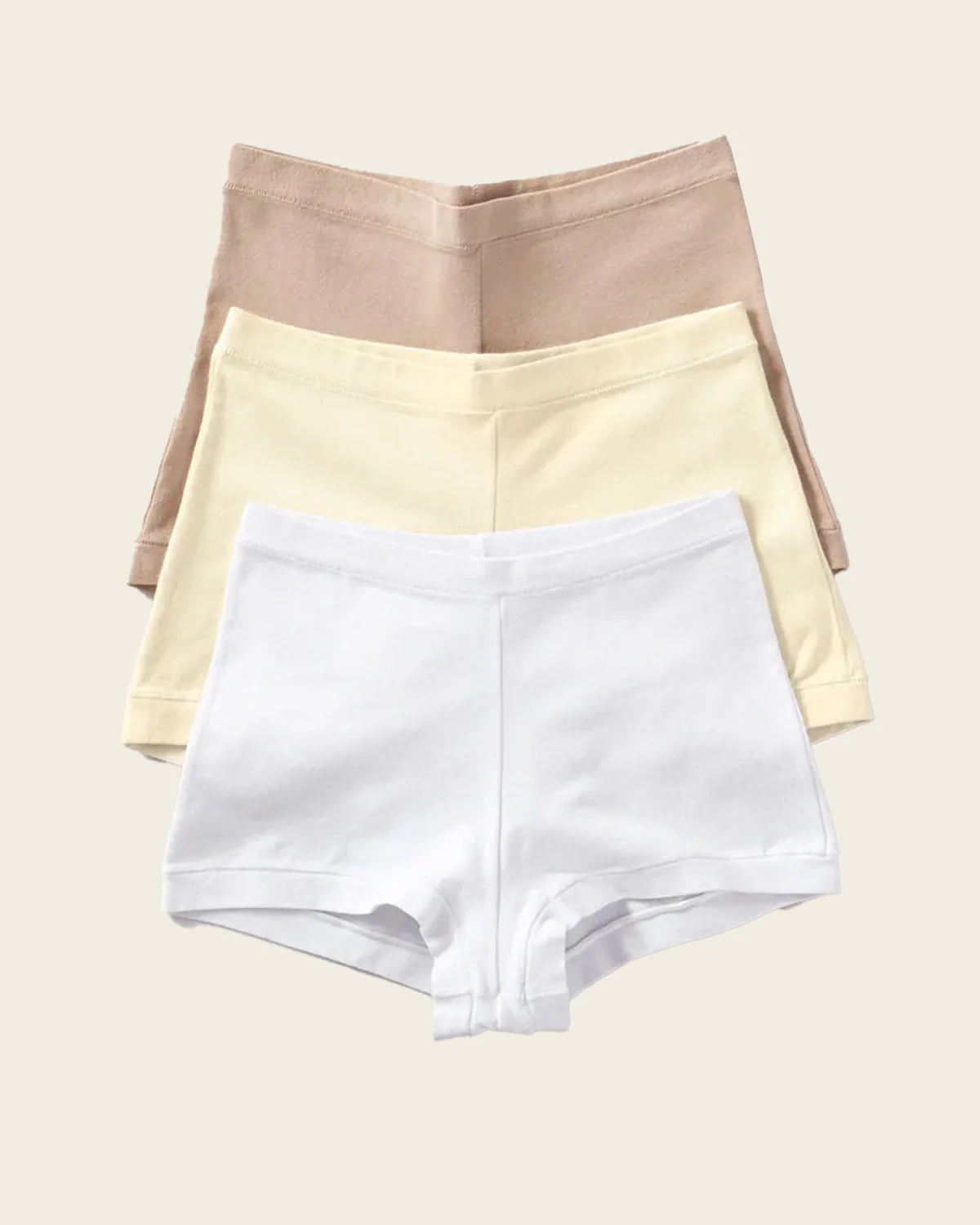 Paquete x 3 bóxers con algodón elástico