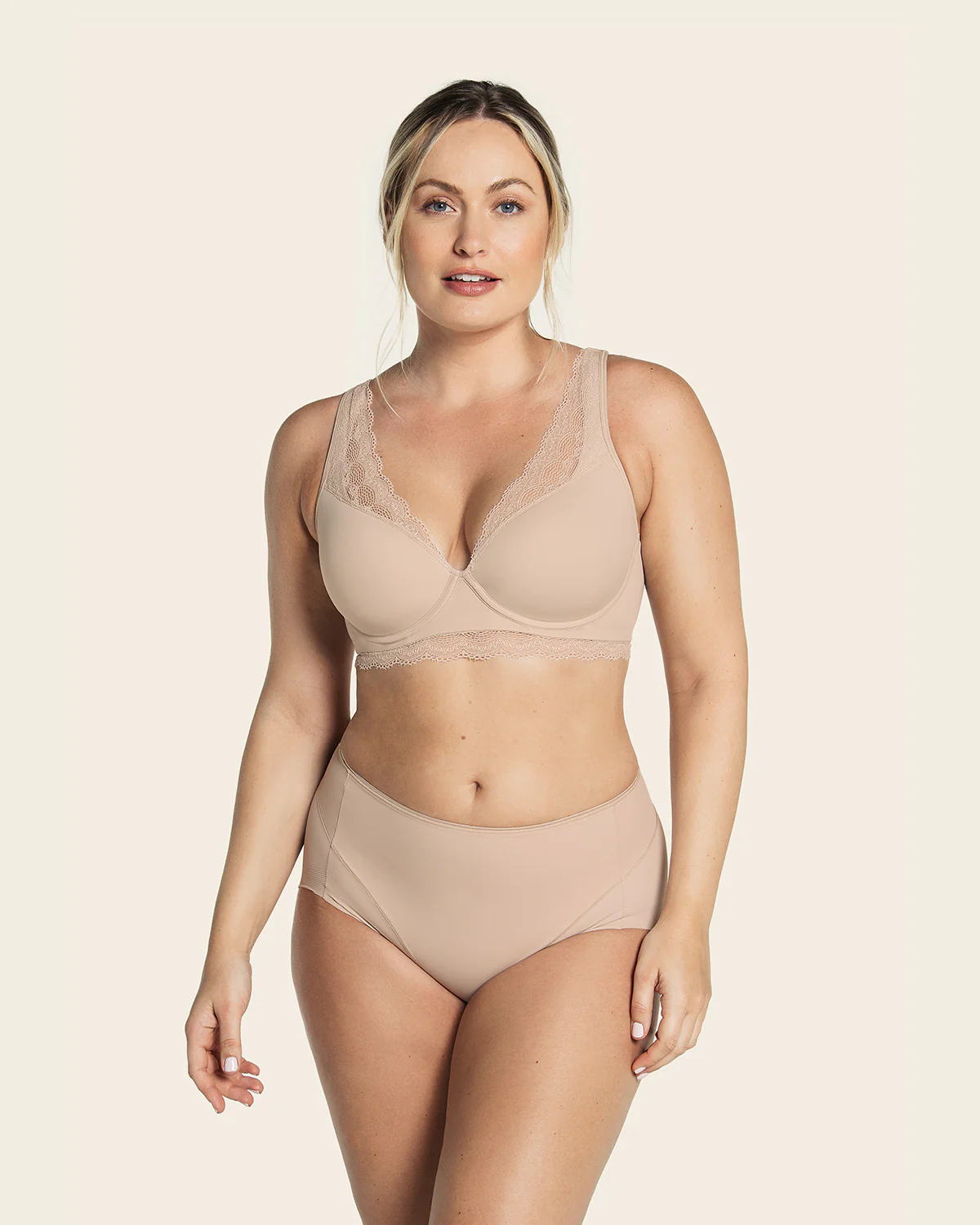 Panty clásico tiro alto de control