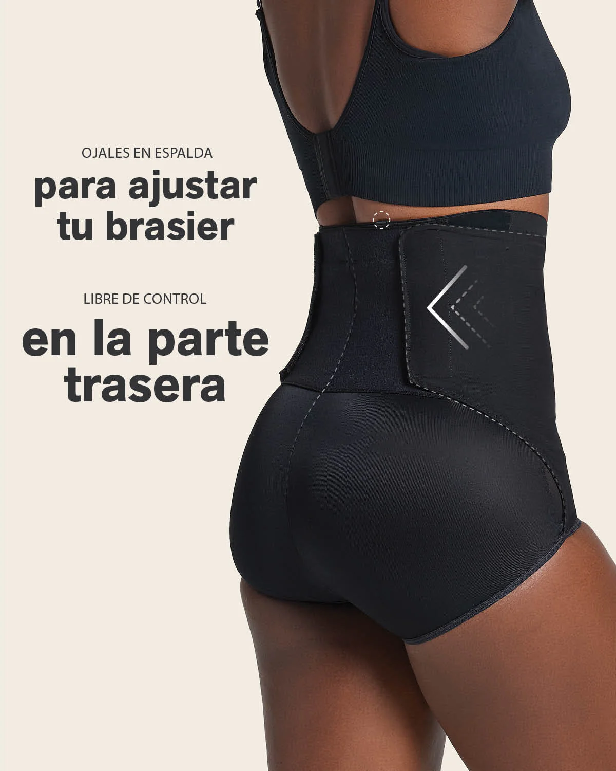 Panty faja postparto y postquirúrgico con laterales en velcro