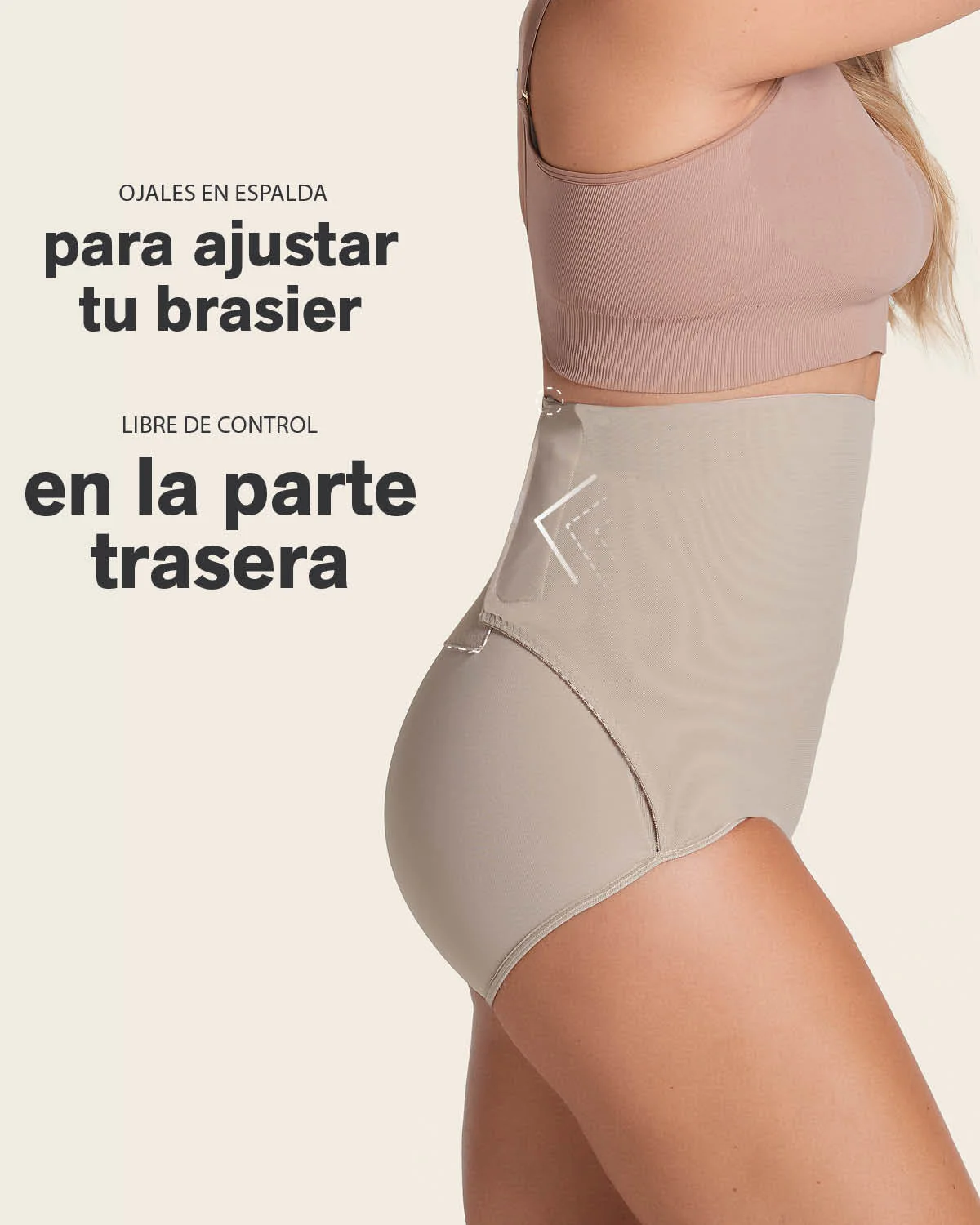 Panty faja postparto y postquirúrgico con laterales en velcro