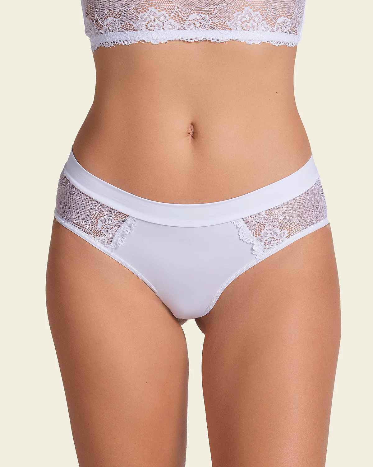 Panty cachetero en microfibra y detalles en SmartLace