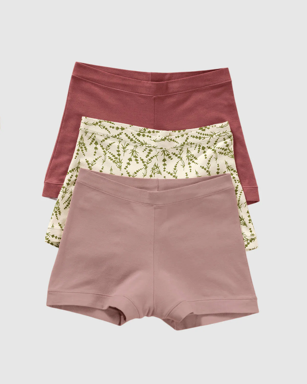 Paquete x 3 bóxers con algodón elástico