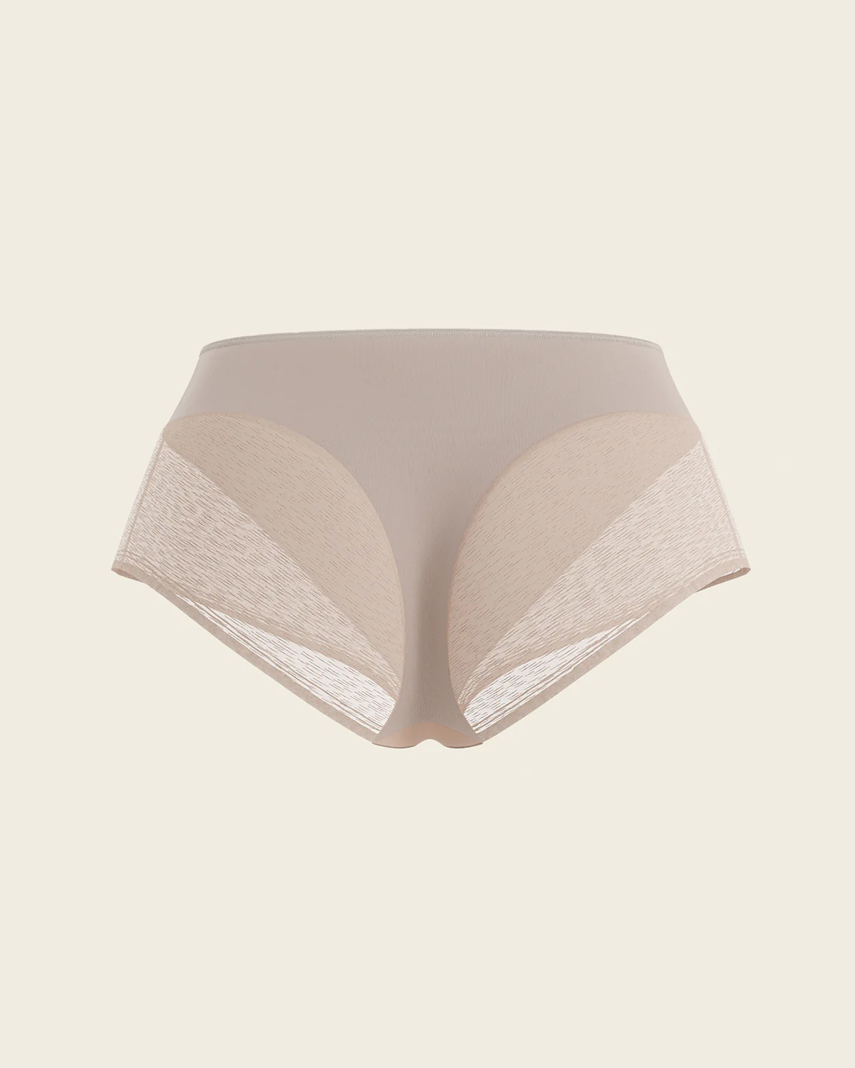 Panty faja clásico invisible con transparencias en glúteos y laterales
