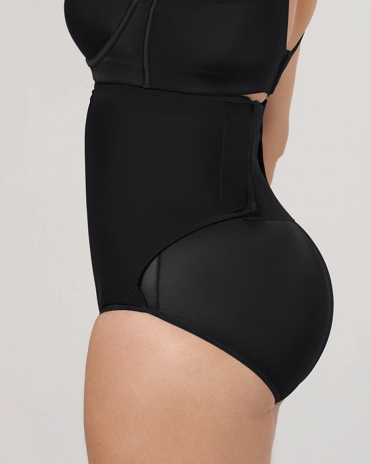 Panty faja postparto y postquirúrgico con laterales en velcro