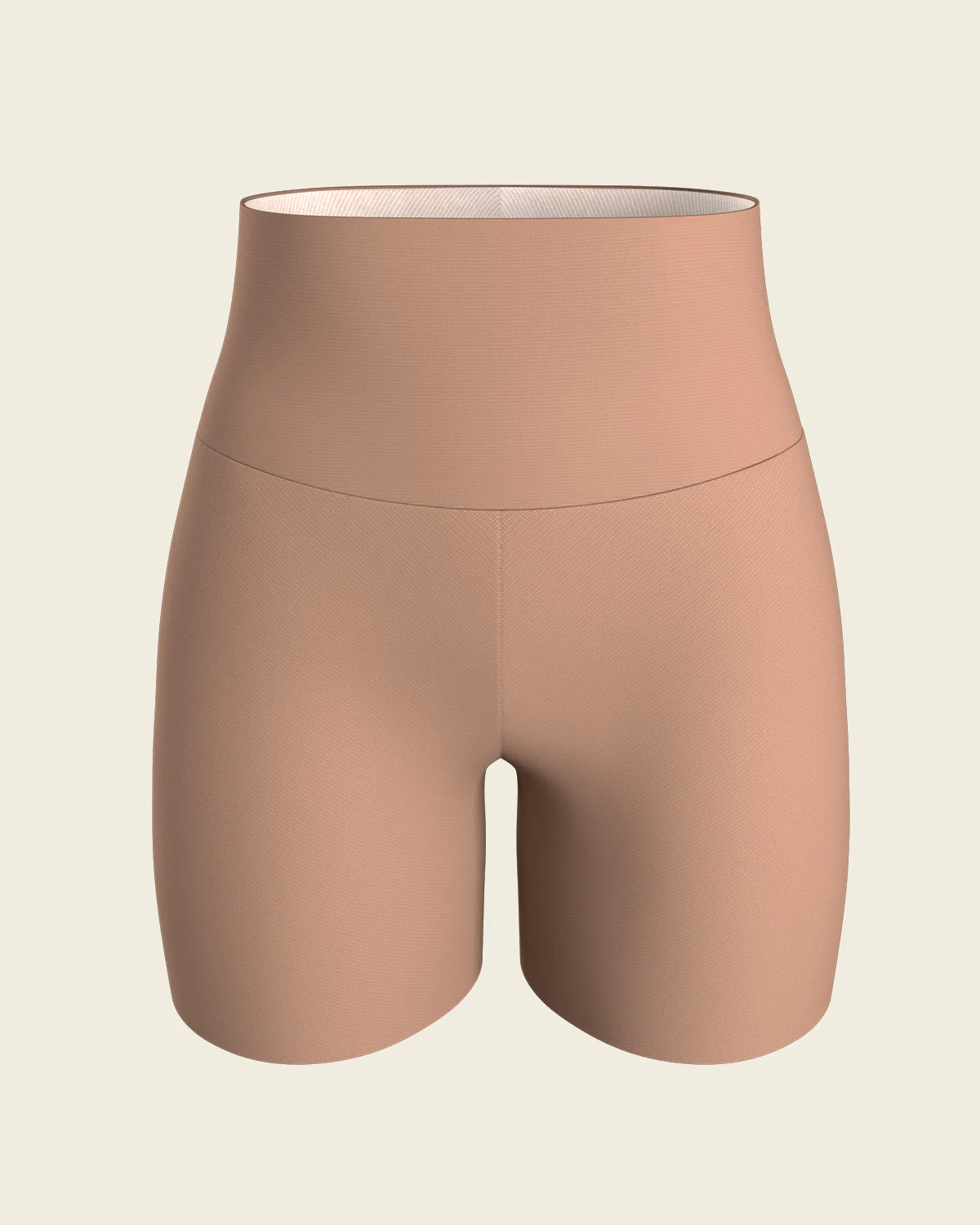 Short de control moderado aspecto invisible con fajón antideslizante