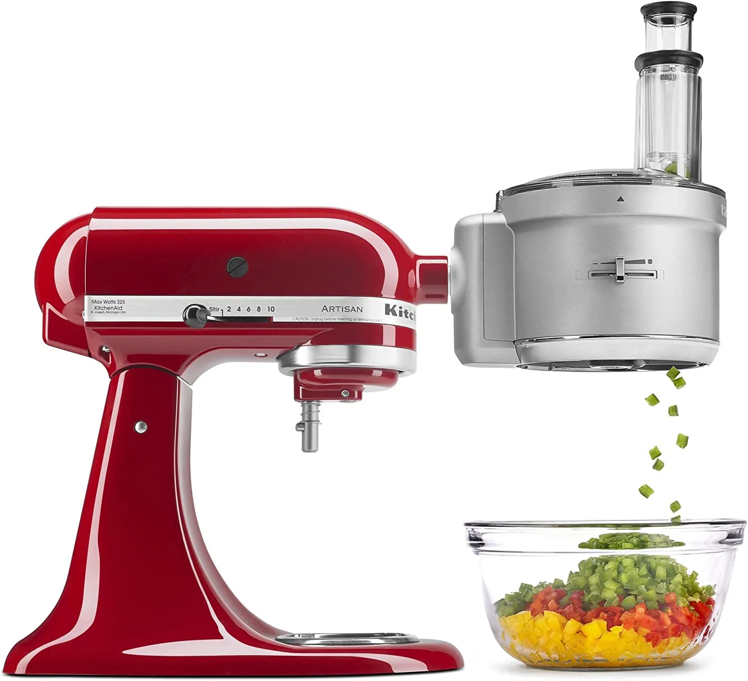 KitchenAid ® Artisan® Series  Batidora de pie con cabezal inclinado y protector de vertido