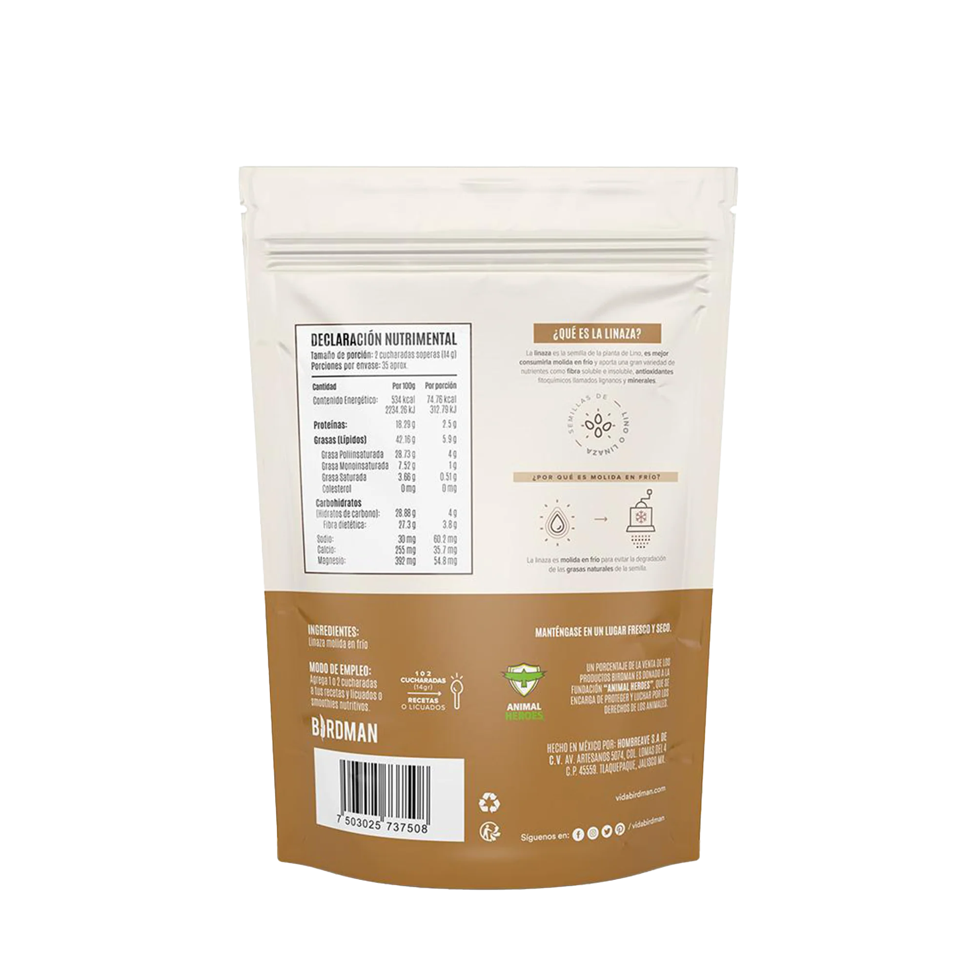 Linaza Molida 500 gr