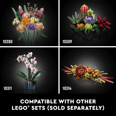 LEGO® ICONS Wildflower Bouquet Building Set 10313