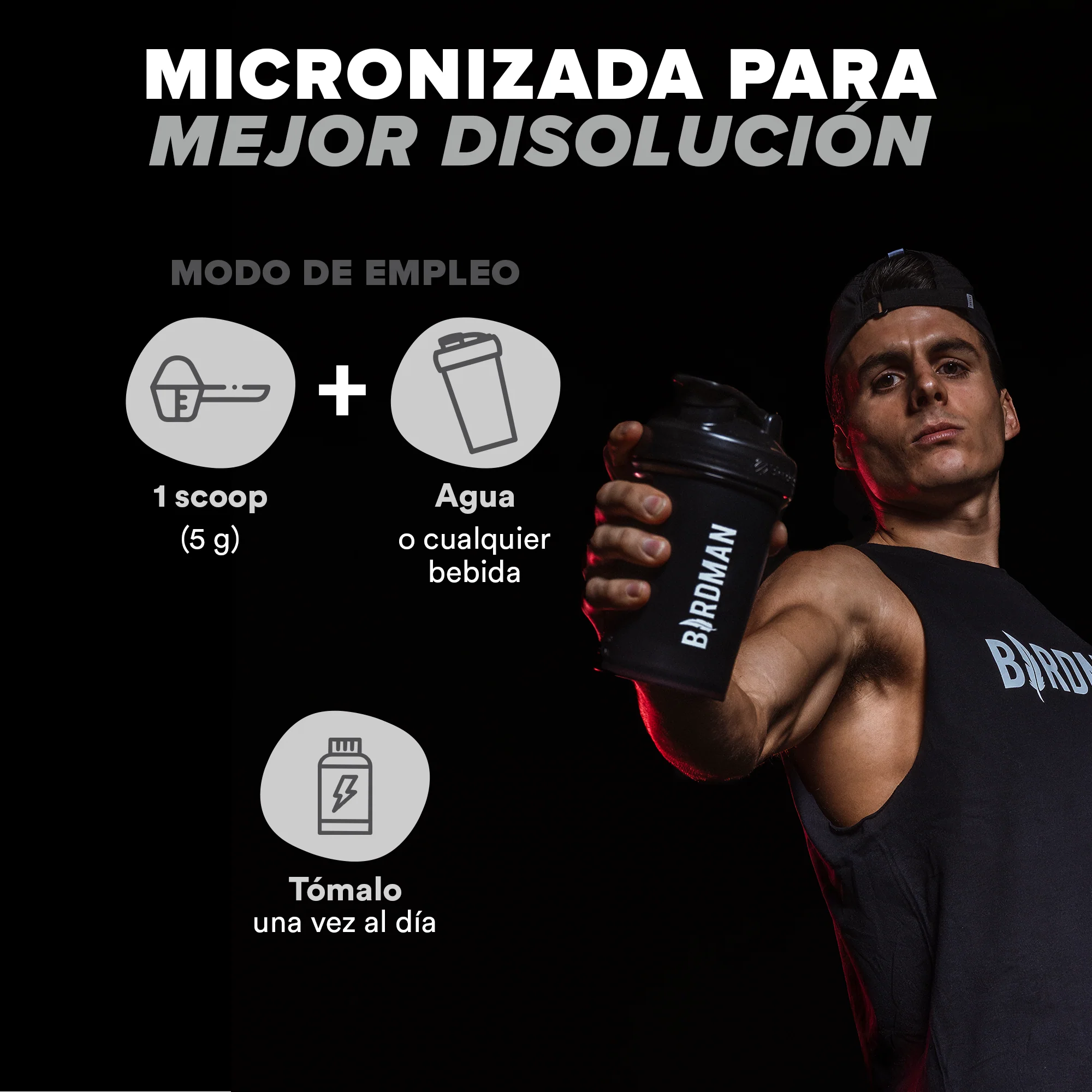 Creatina Monohidratada 450 g - 90 Servicios pack