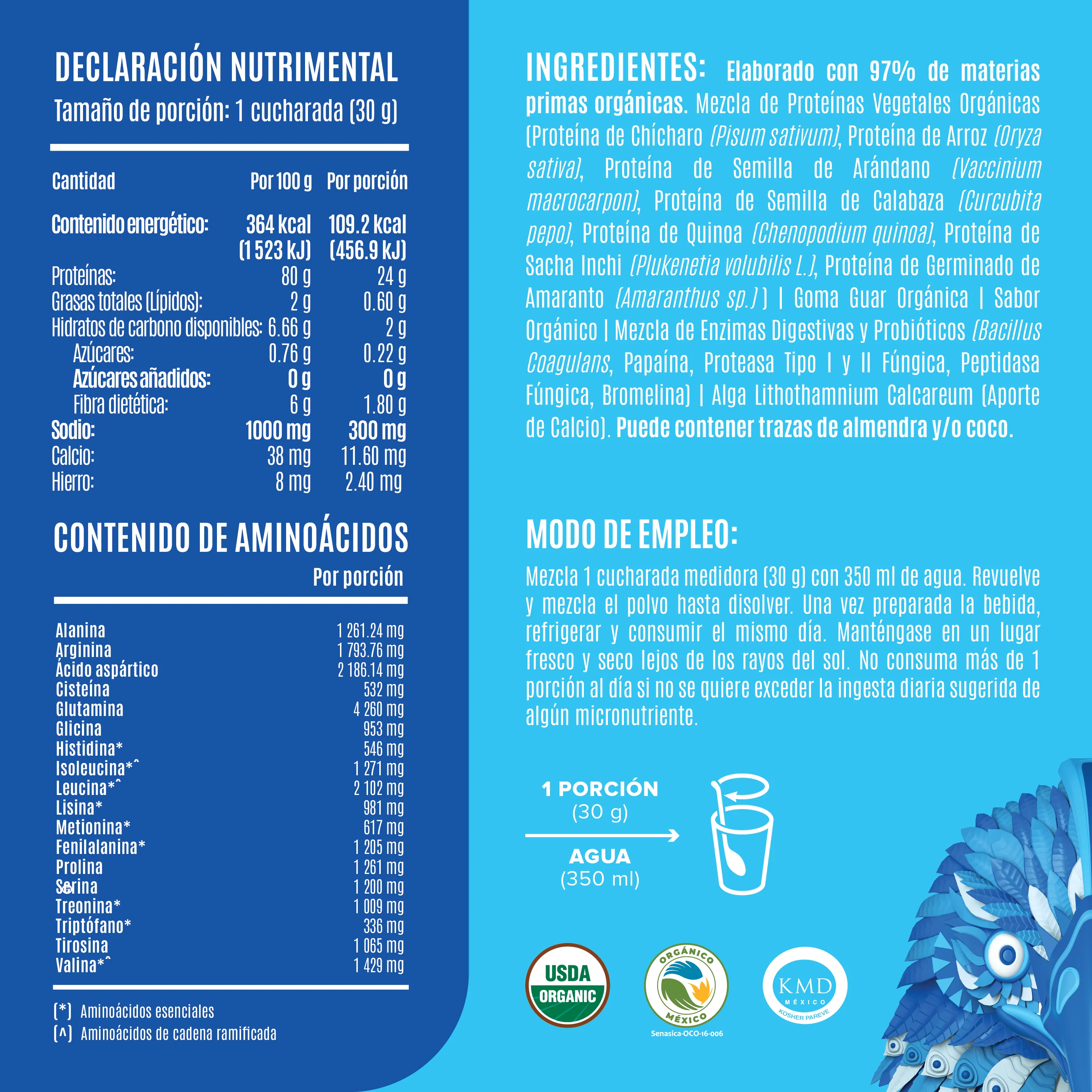 Travel Pack - 4pk Falcon Protein (48 Sobres) + Shaker