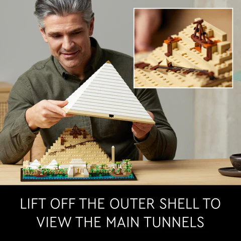 LEGO® Architecture Great Pyramid of Giza Building Kit 21058