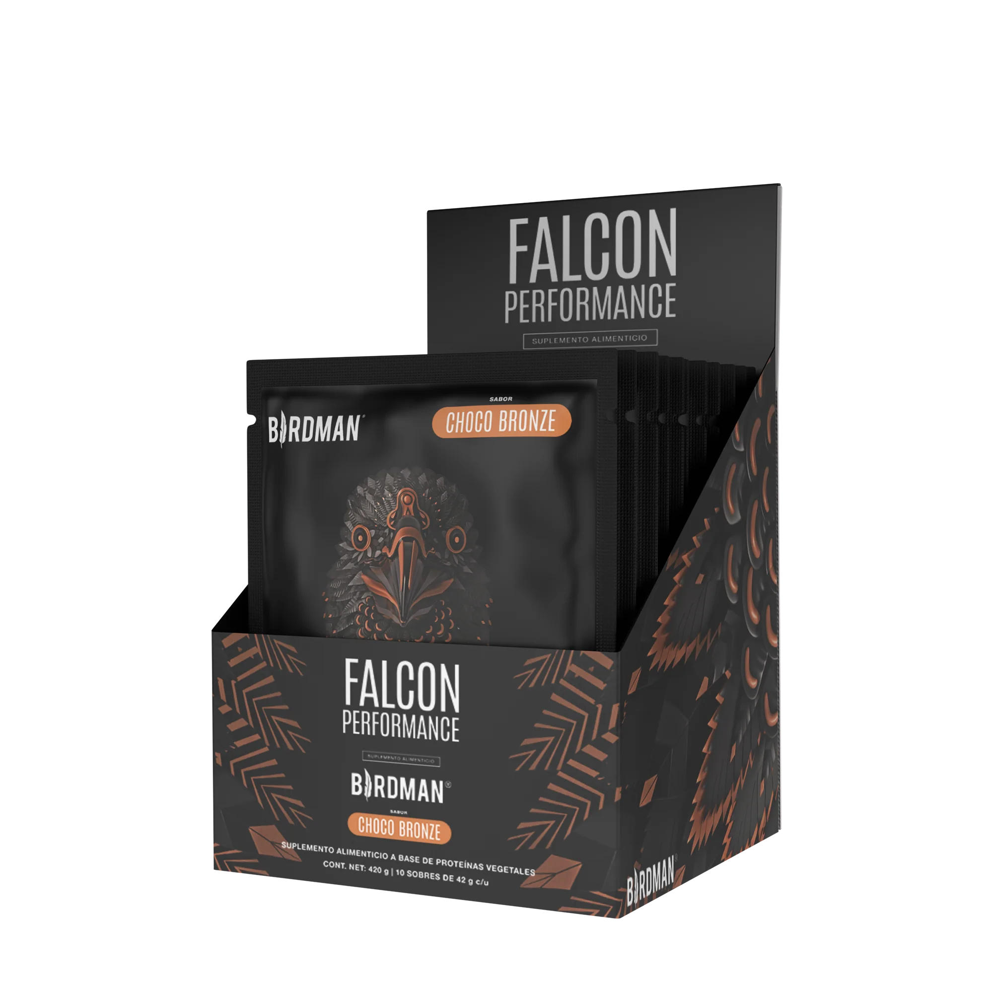 Falcon Performance Choco Bronze 10 Pack Sobres