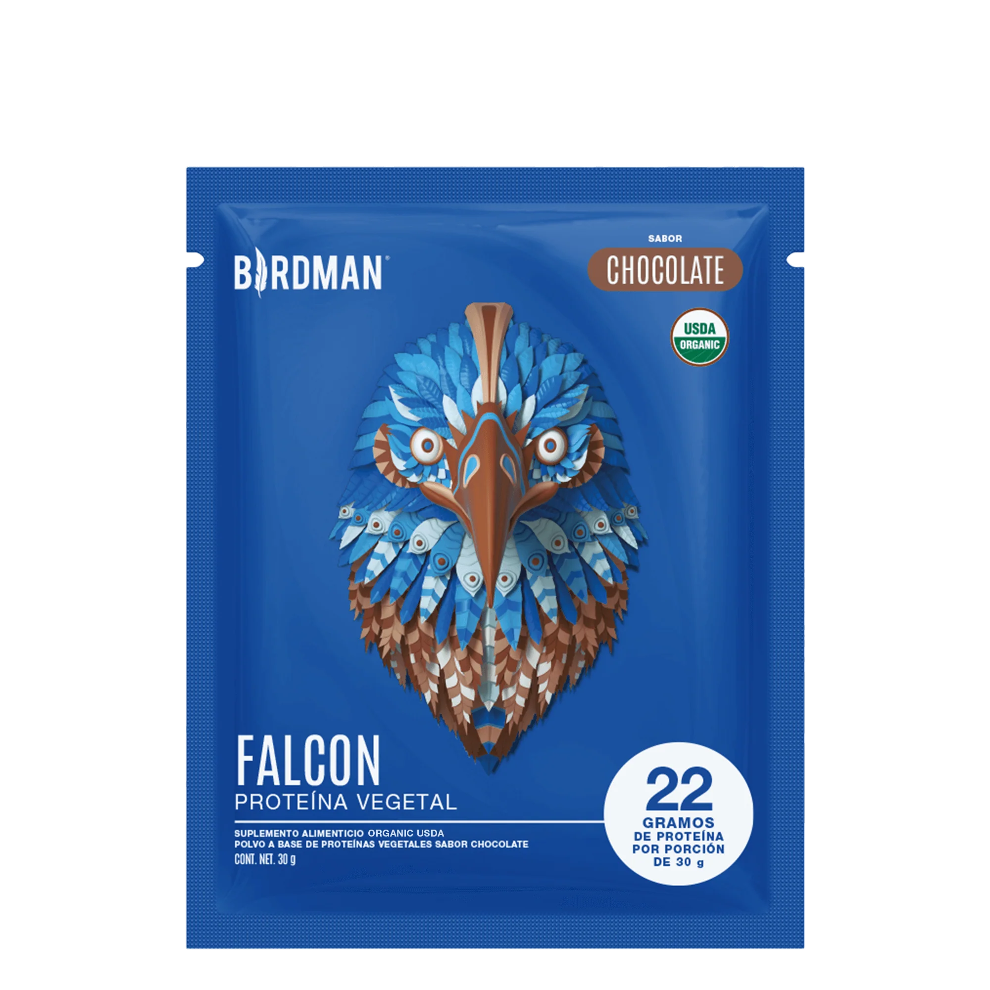 Falcon Protein Chocolate 12 Pack Sobres pack