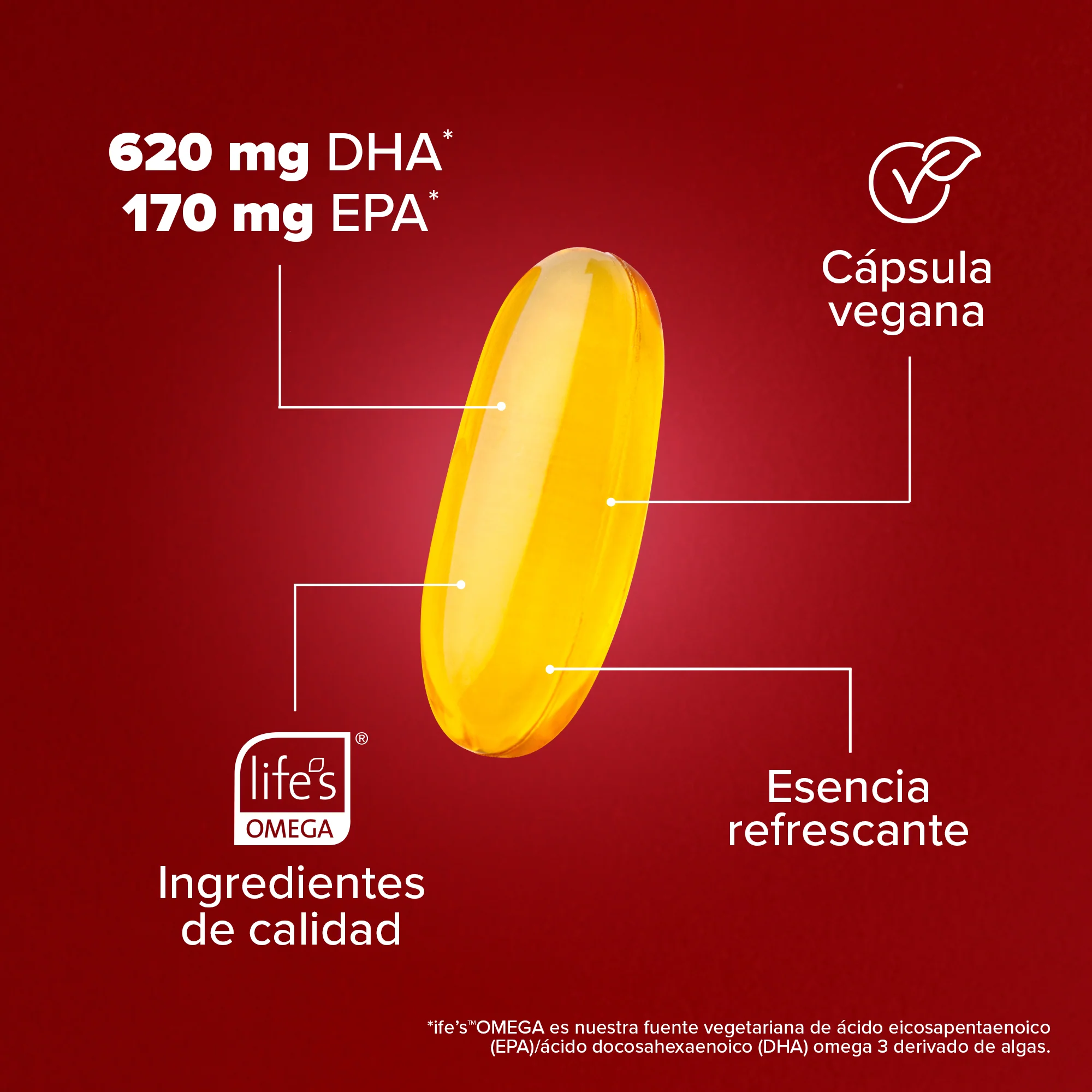 Premium Omega 3 - 120 Cápsulas - 60 Porciones