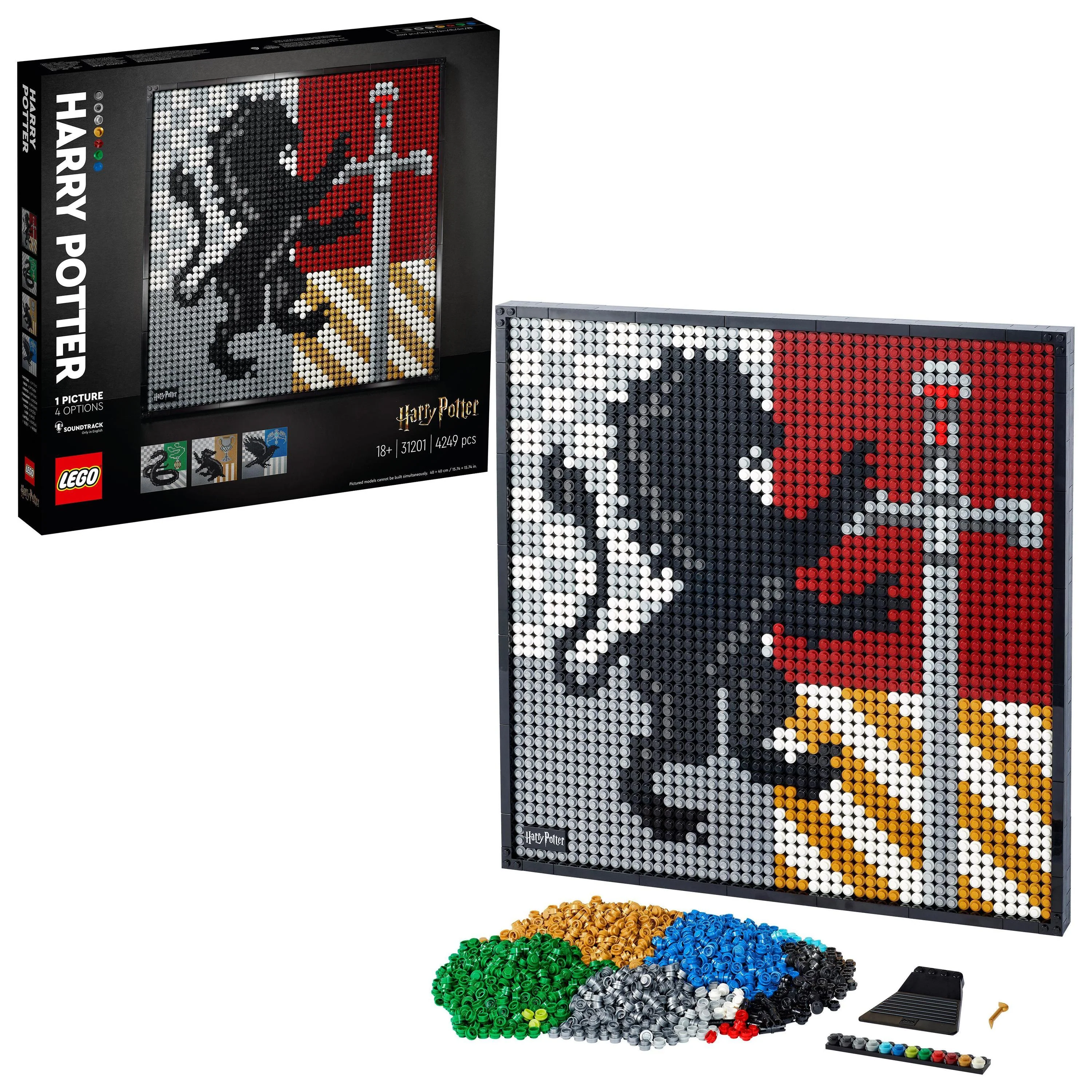 LEGO® ART Harry Potter™ Hogwarts™ Crests 31201