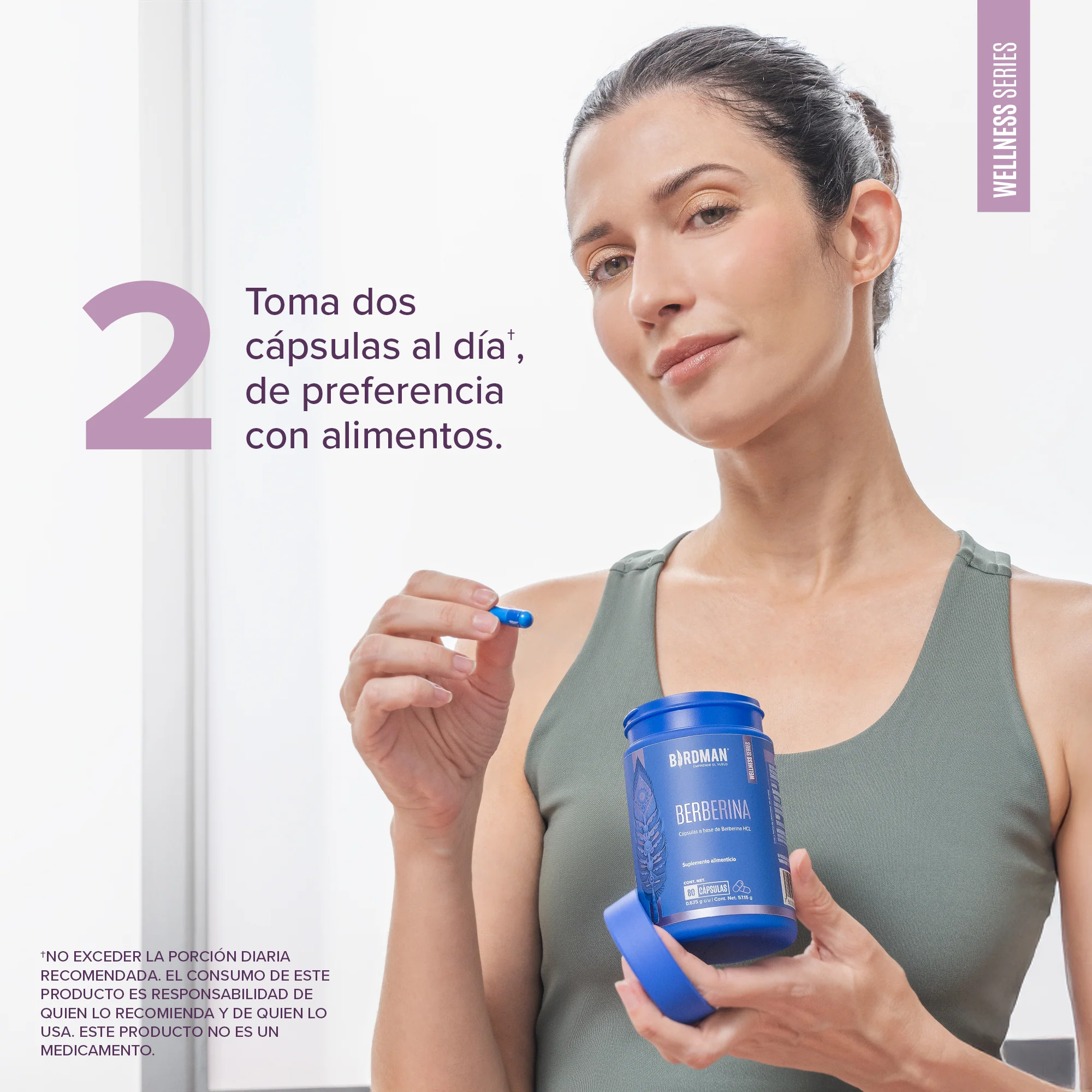 Berberina HCL - 180 Cápsulas - 90 Porciones