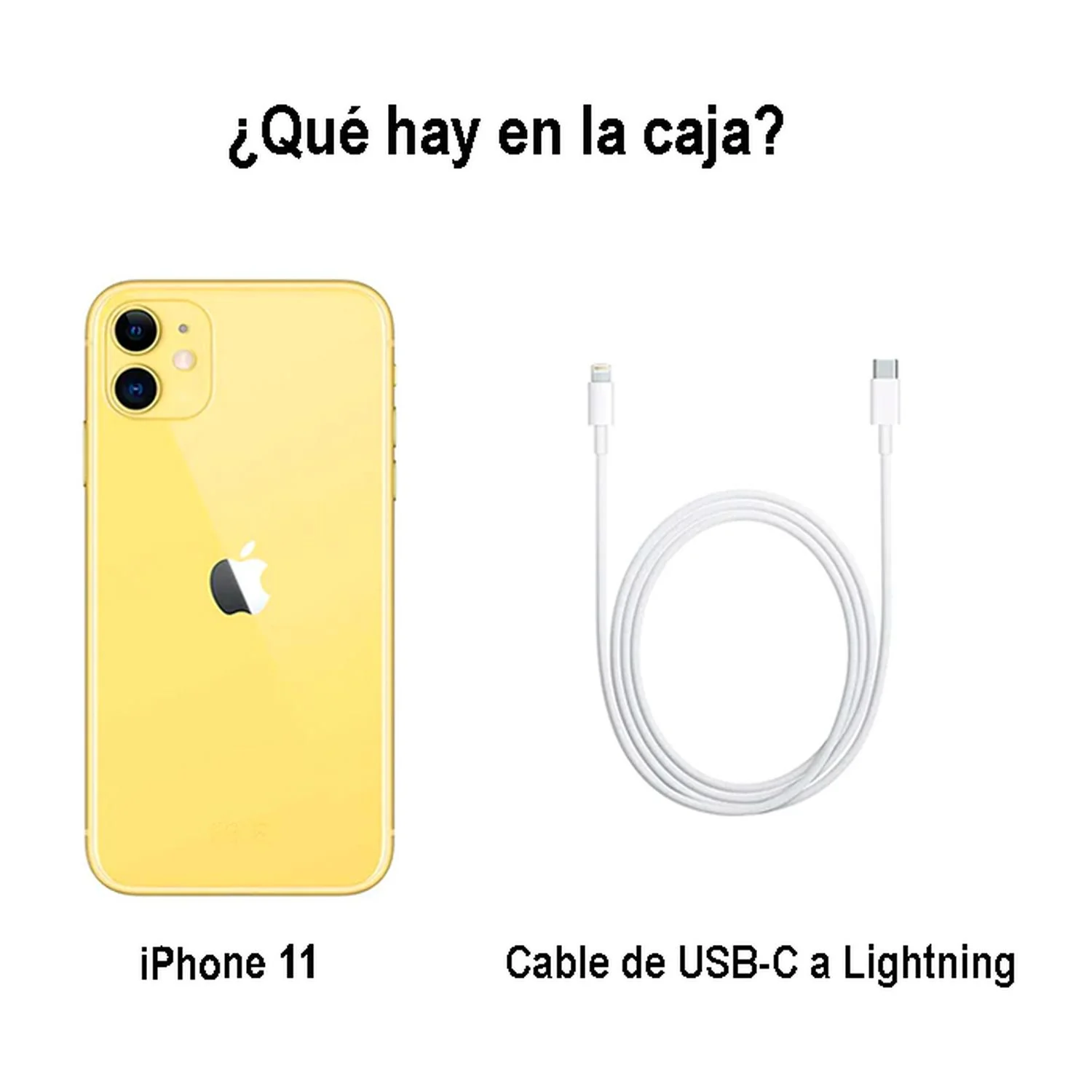 Celular APPLE iPhone 11 64GB 6.1 Liquid Retina 12MP Amarillo + Audifonos Reacondicionado