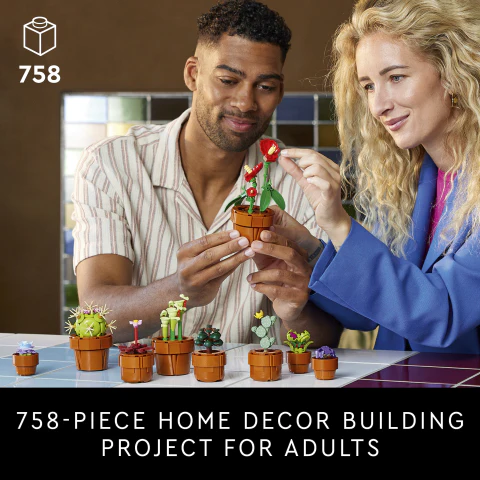 LEGO® ICONS Tiny Plants Building Set for Adults 10329