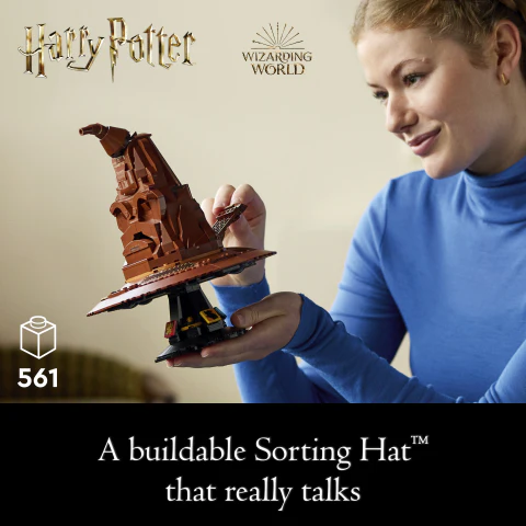 LEGO® Harry Potter™ Talking Sorting Hat Set for Adults 76429