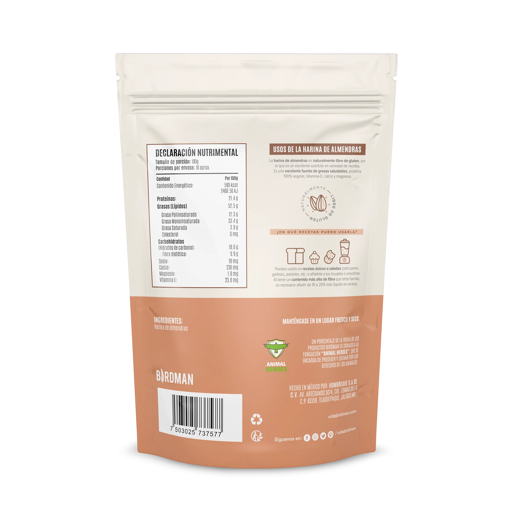 Harina de Almendras 1 kg