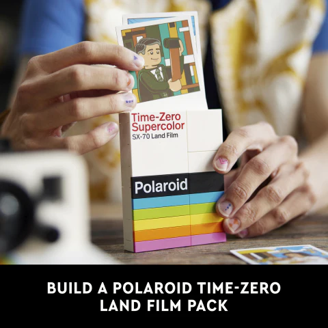 LEGO® Ideas Polaroid OneStep SX-70 Camera Collectible Adults Set 21345